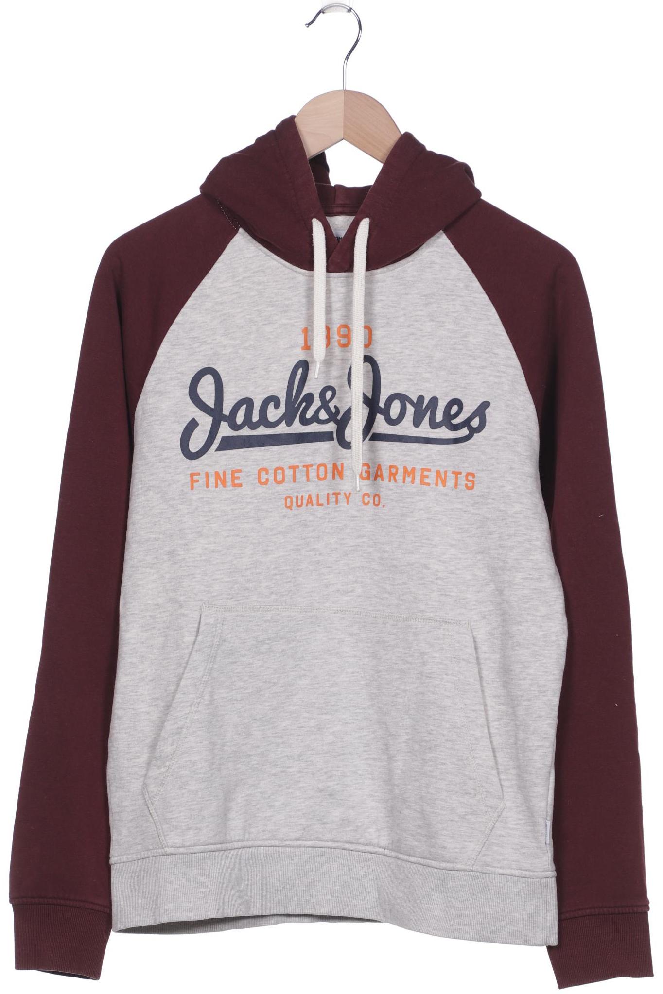 

Jack & Jones Herren Kapuzenpullover, bordeaux, Gr. 46