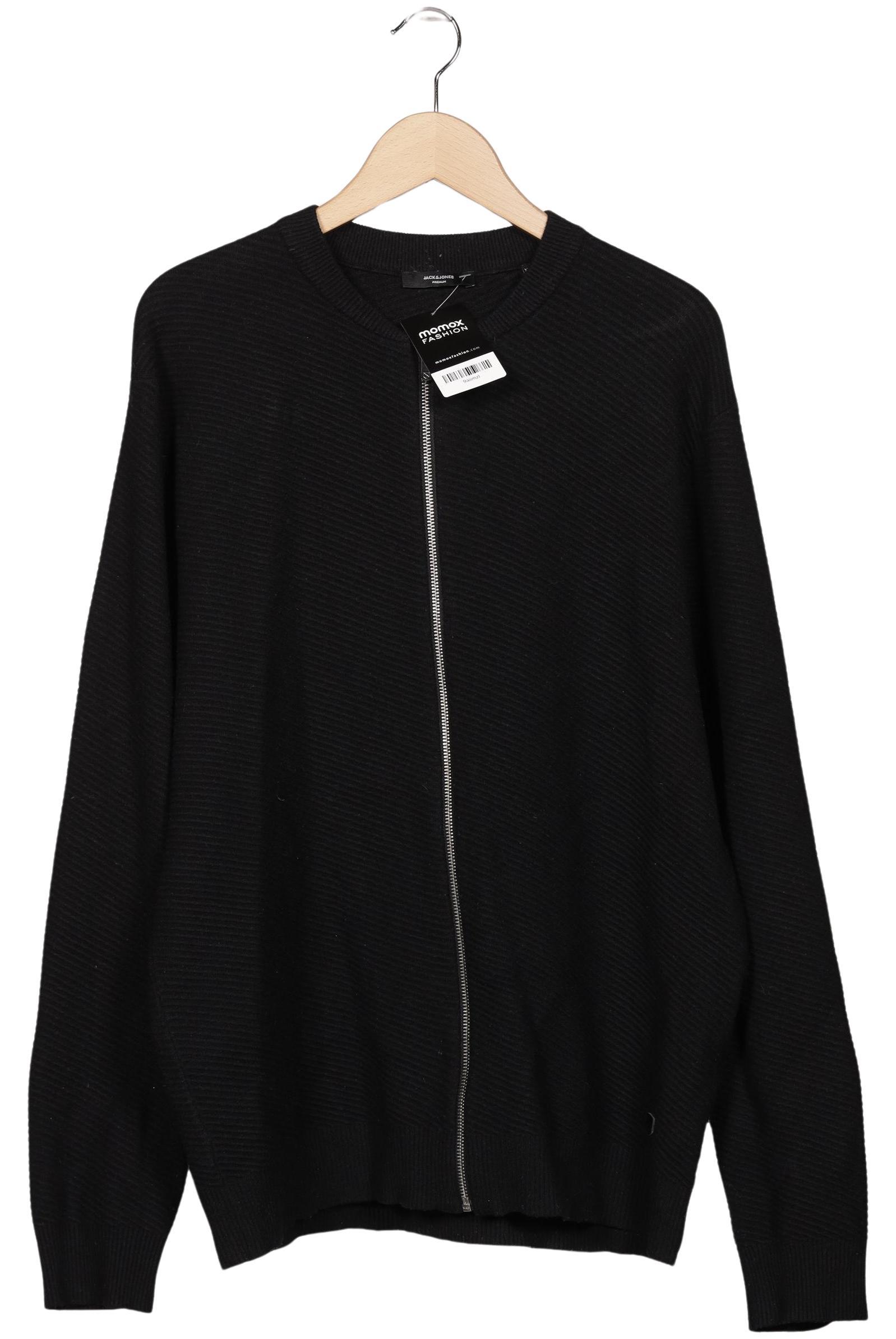 

Jack & Jones Herren Strickjacke, schwarz, Gr. 56