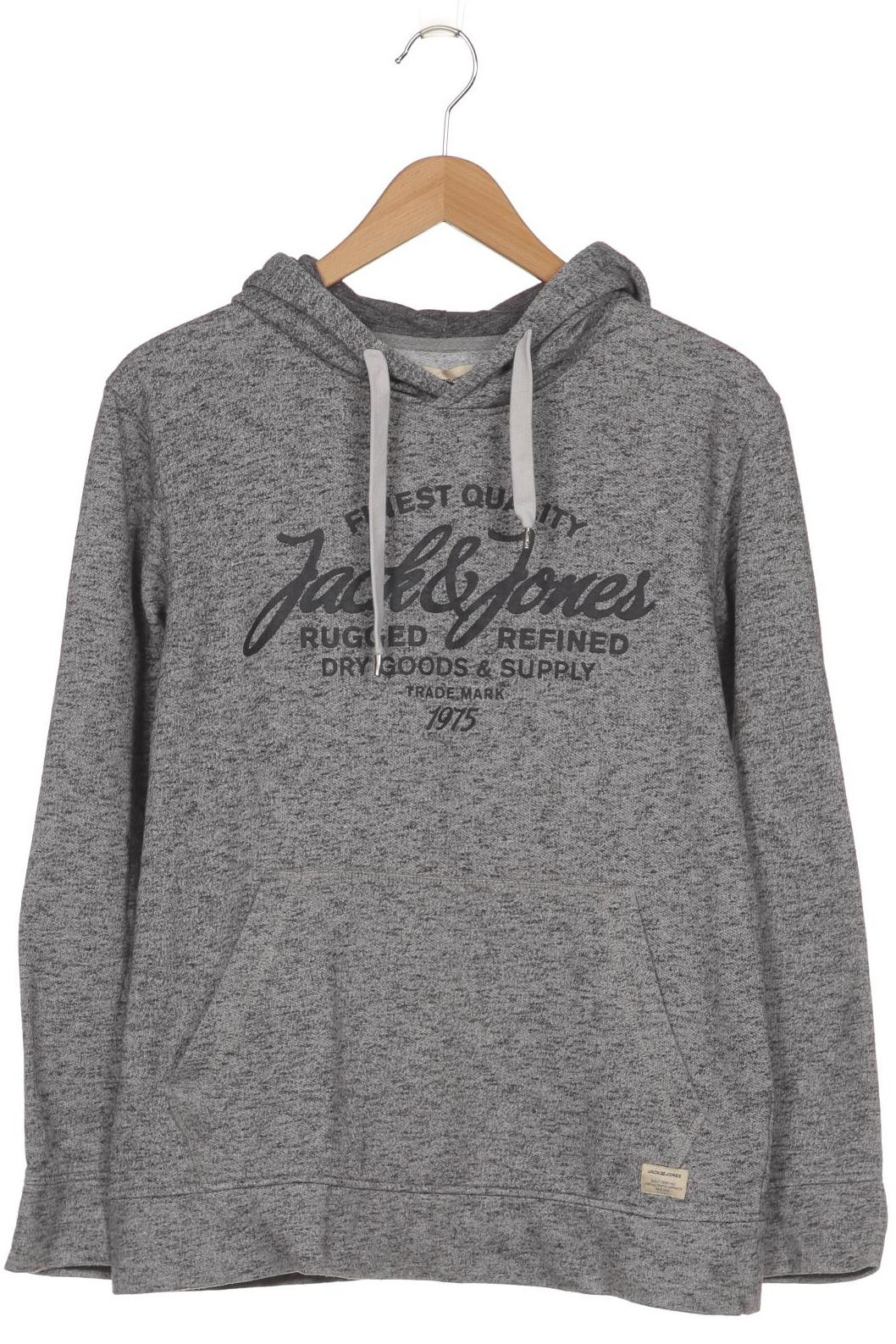 

Jack & Jones Herren Kapuzenpullover, grau, Gr. 48