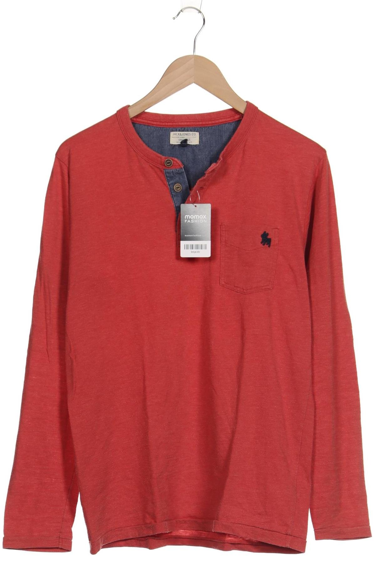 

Jack & Jones Herren Langarmshirt, orange, Gr. 52