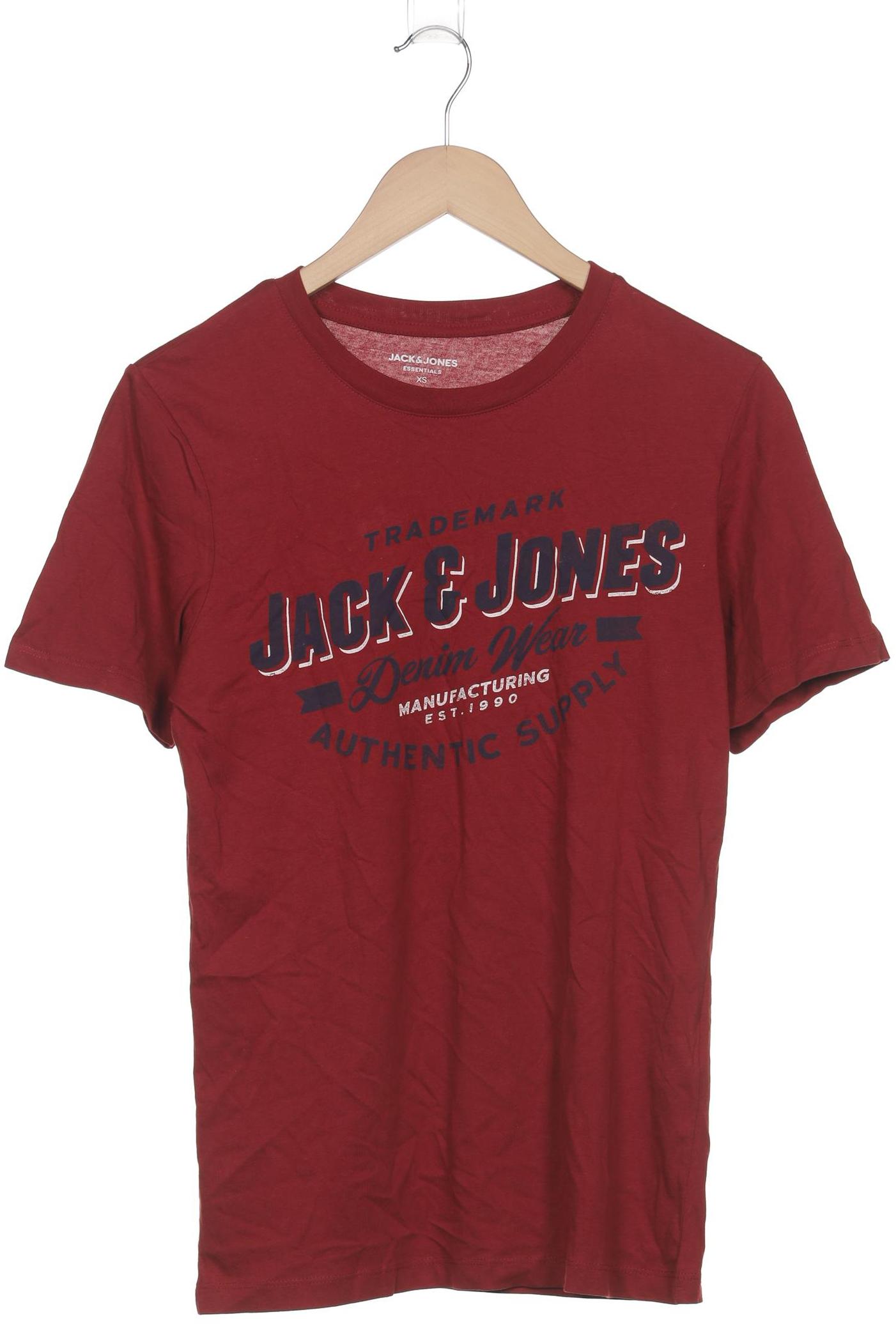 

Jack & Jones Herren T-Shirt, bordeaux, Gr. 44
