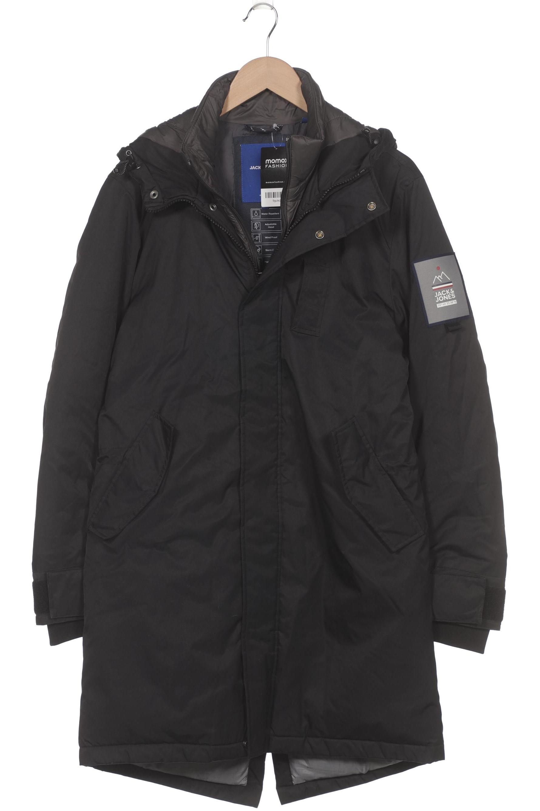 

Jack & Jones Herren Mantel, schwarz, Gr. 48