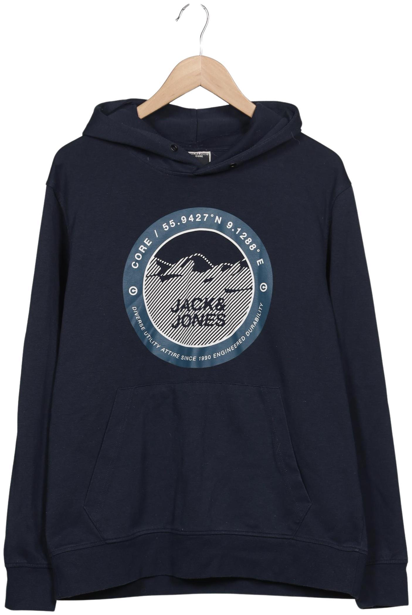 

Jack & Jones Herren Kapuzenpullover, marineblau, Gr. 54