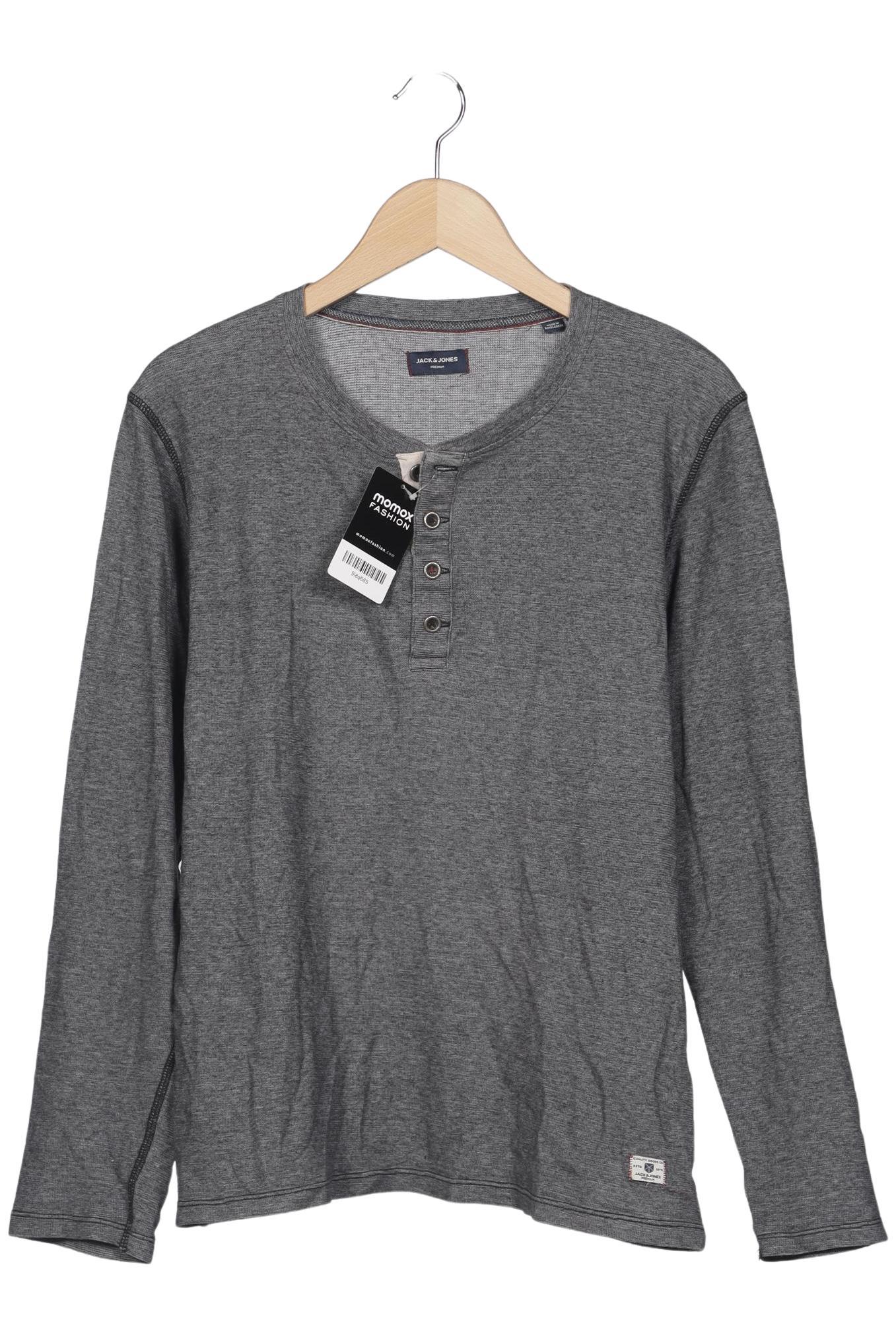 

Jack & Jones Herren Langarmshirt, grau, Gr. 48