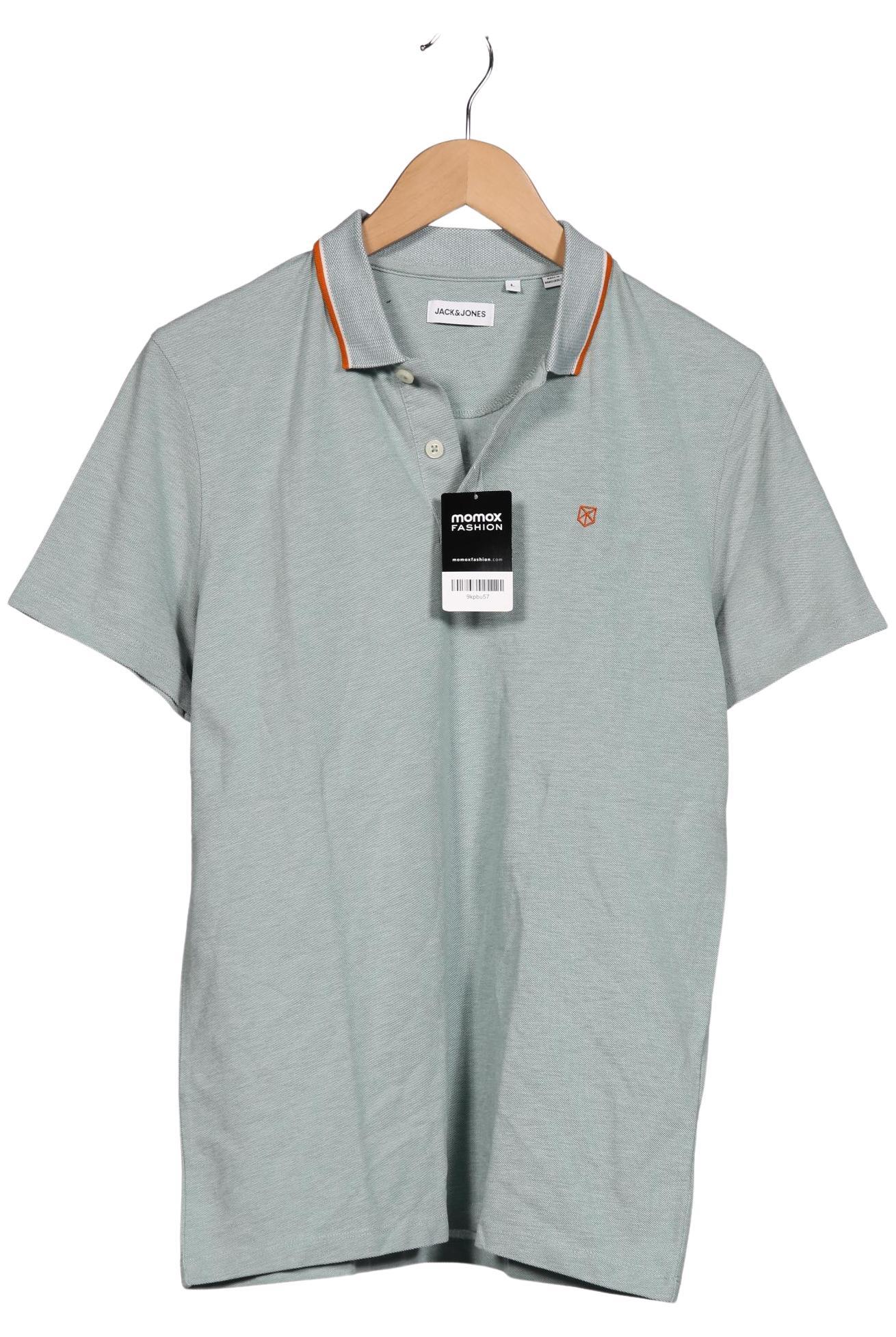 

Jack & Jones Herren Poloshirt, türkis, Gr. 52