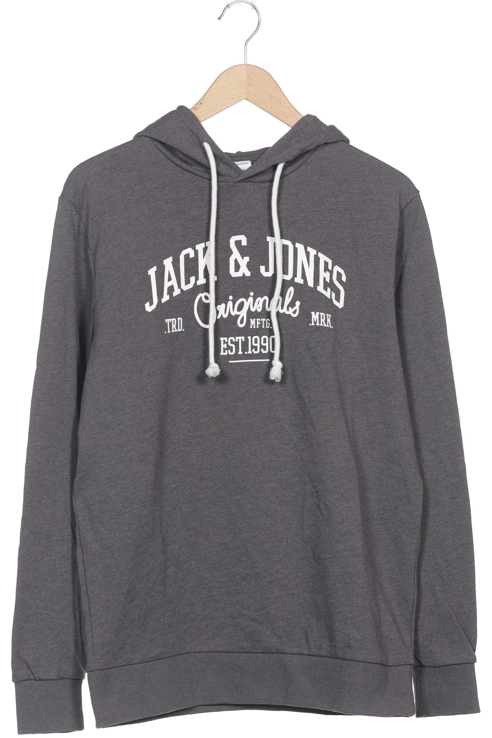 

Jack & Jones Herren Kapuzenpullover, grau, Gr. 52