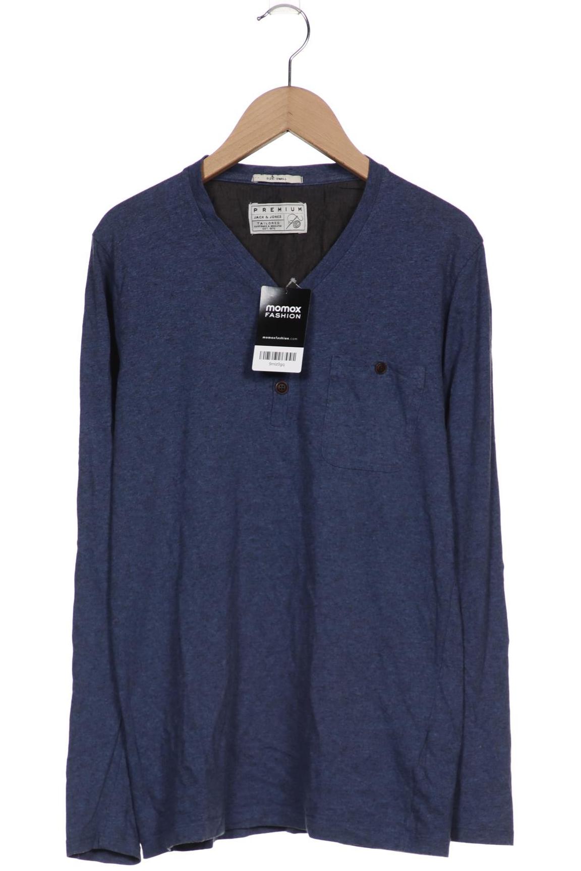 

JACK & JONES Herren Langarmshirt, blau