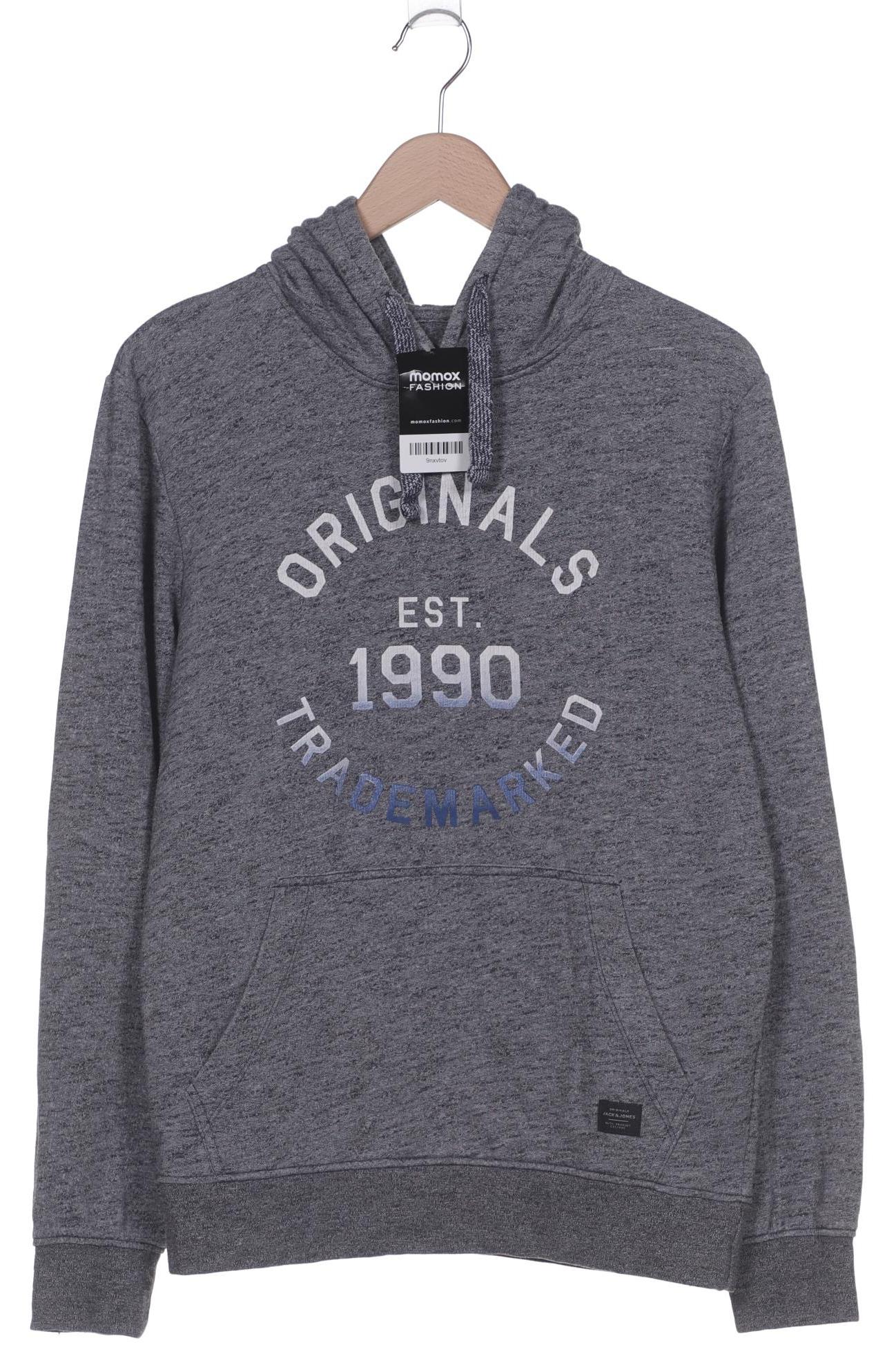 

Jack & Jones Herren Kapuzenpullover, grau, Gr. 46