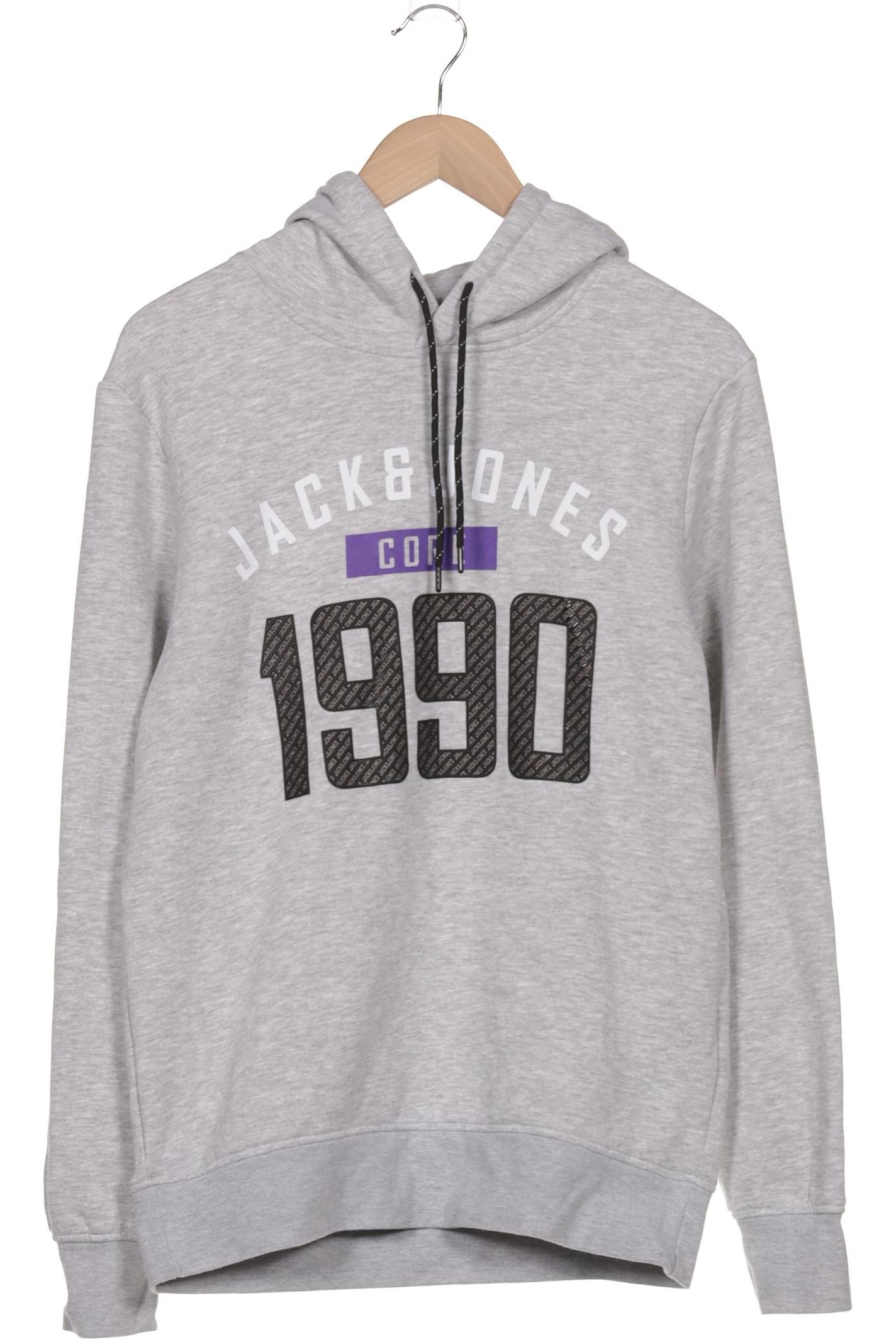 

Jack & Jones Herren Kapuzenpullover, grau, Gr. 48