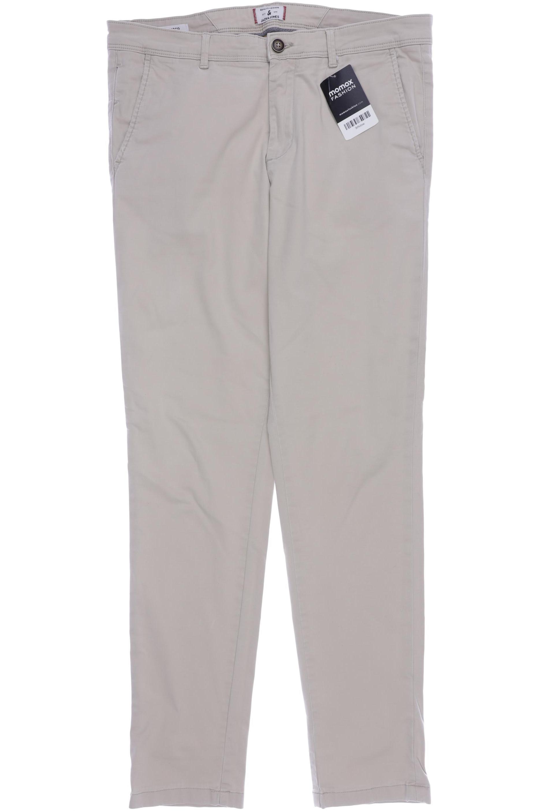 

Jack & Jones Herren Stoffhose, cremeweiß, Gr. 32