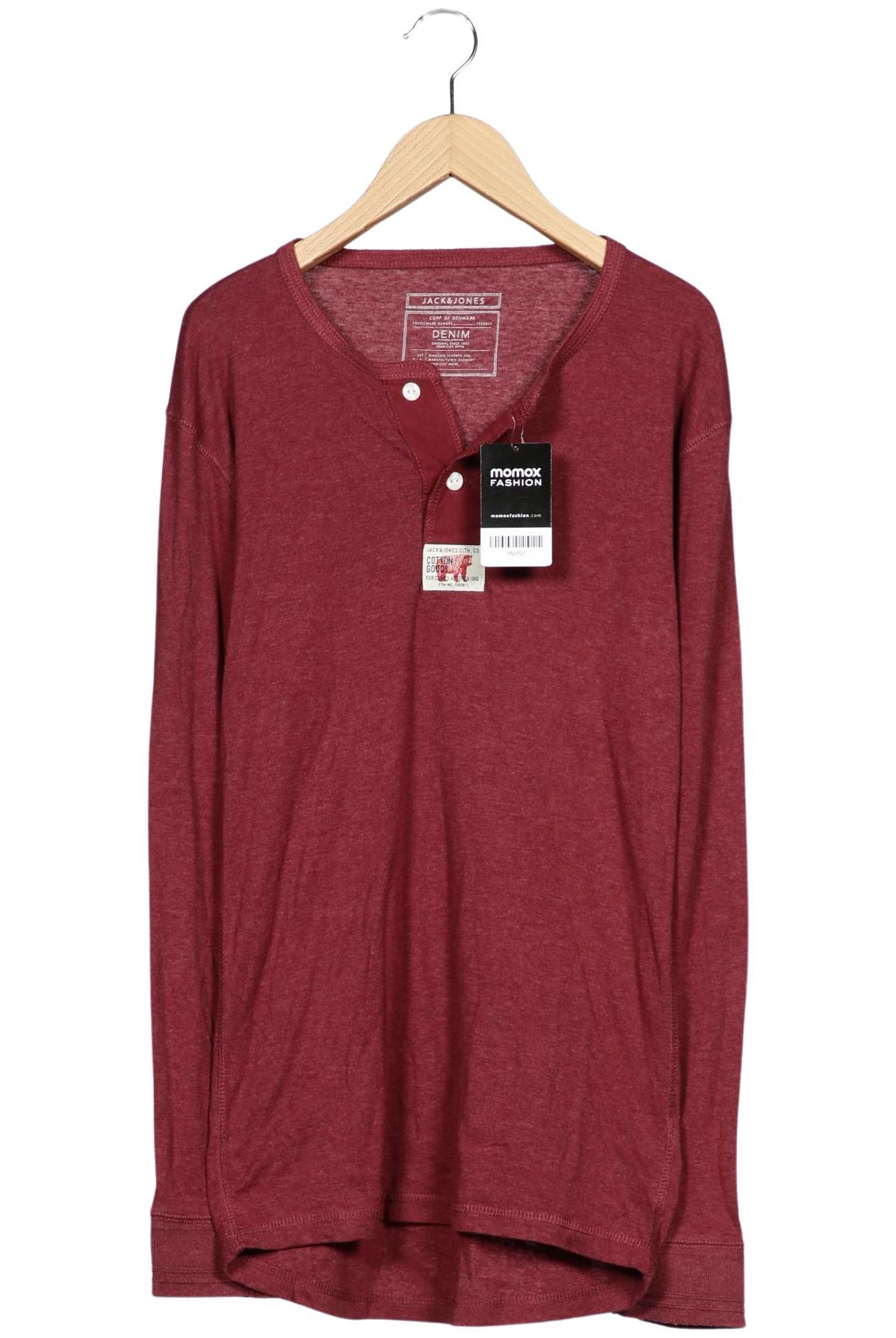 

Jack & Jones Herren Langarmshirt, rot, Gr. 48