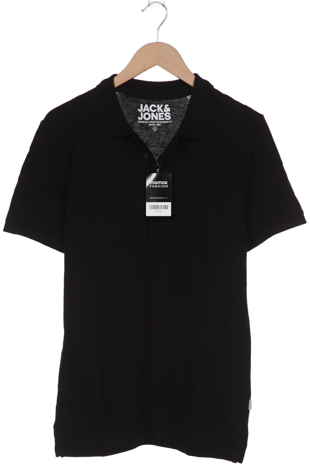 

JACK & JONES Herren Poloshirt, schwarz