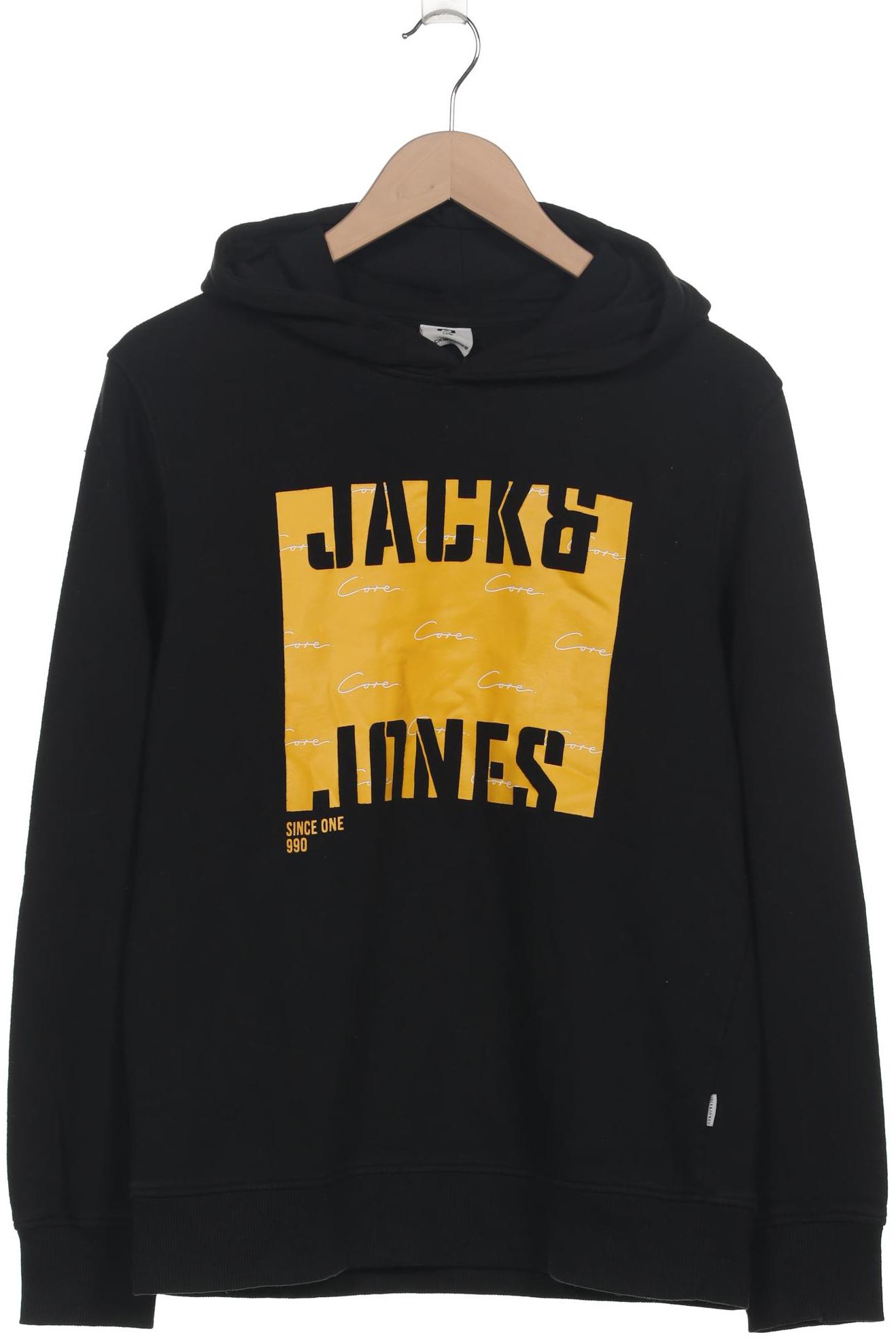

Jack & Jones Herren Kapuzenpullover, schwarz, Gr. 48