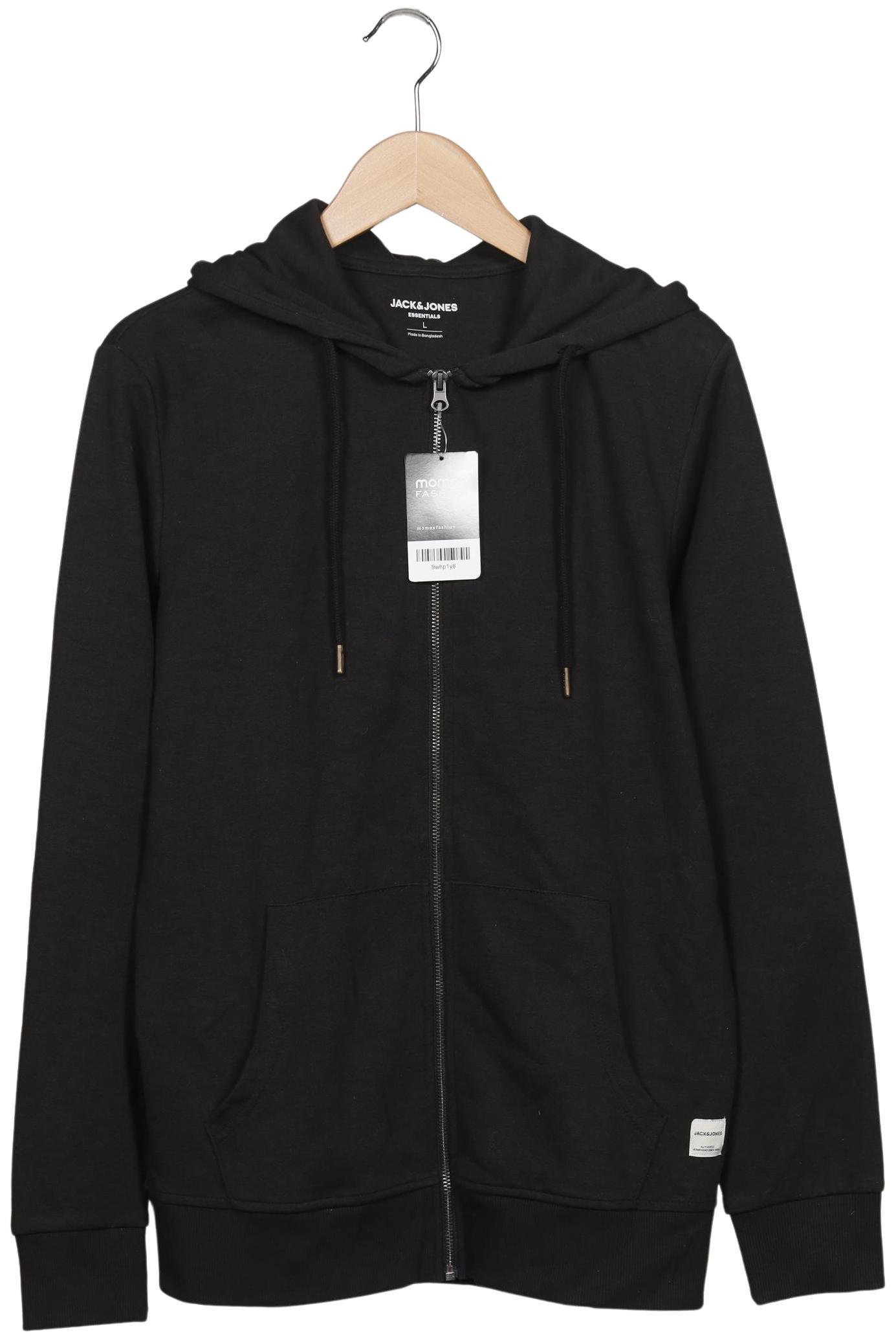 

Jack & Jones Herren Kapuzenpullover, schwarz, Gr. 52