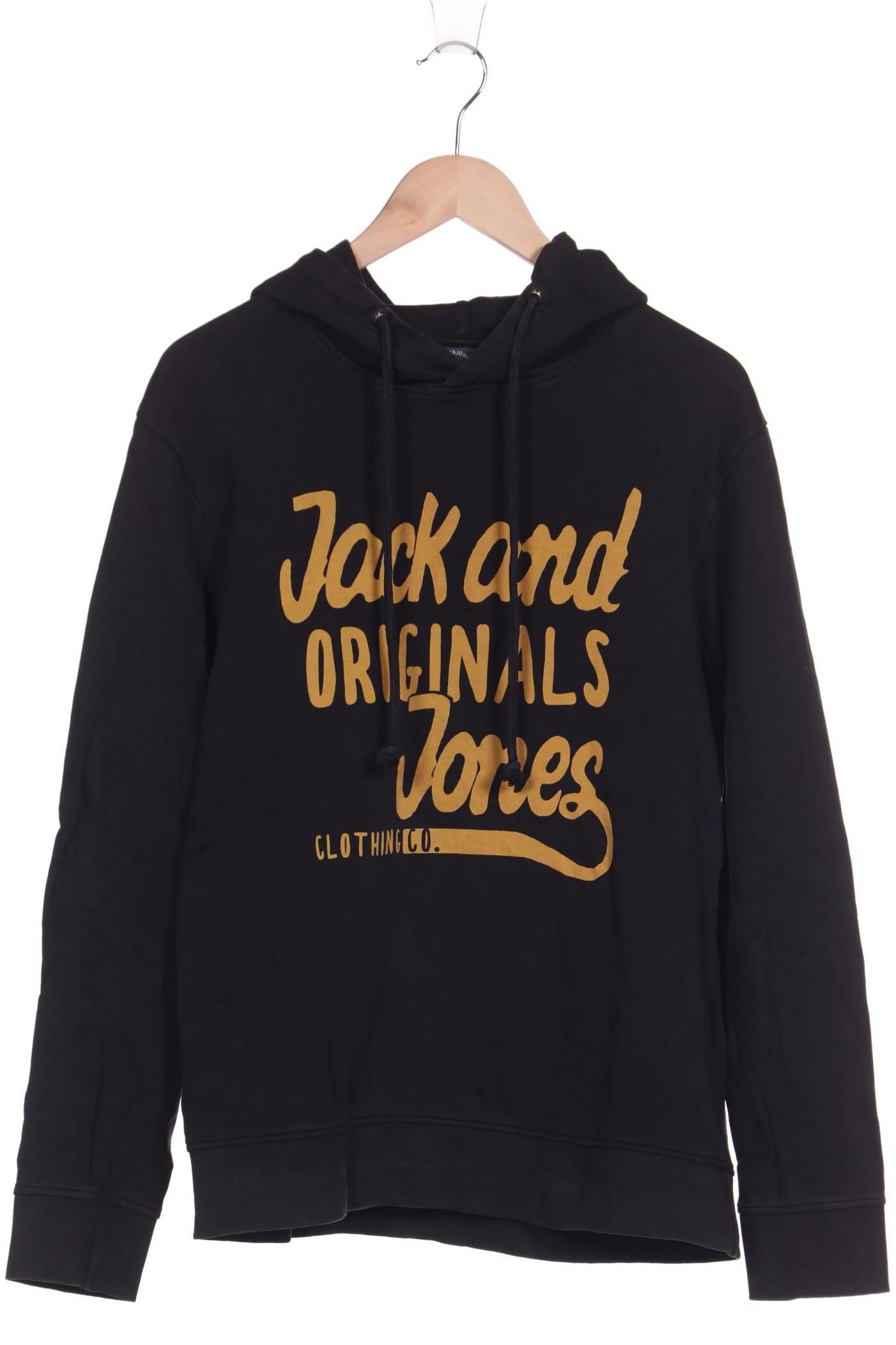 

Jack & Jones Herren Kapuzenpullover, schwarz, Gr. 52