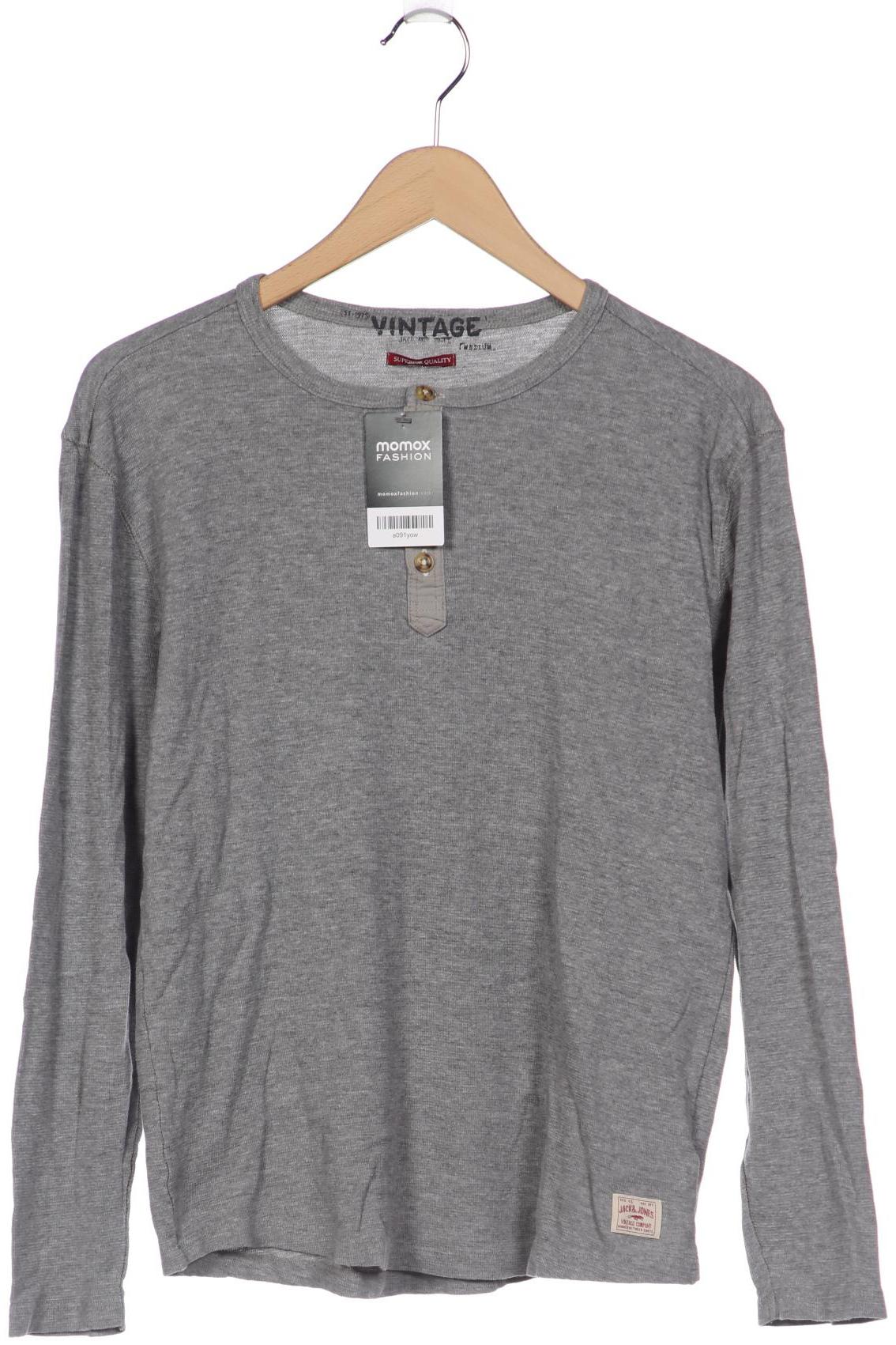 

JACK & JONES Herren Langarmshirt, grau