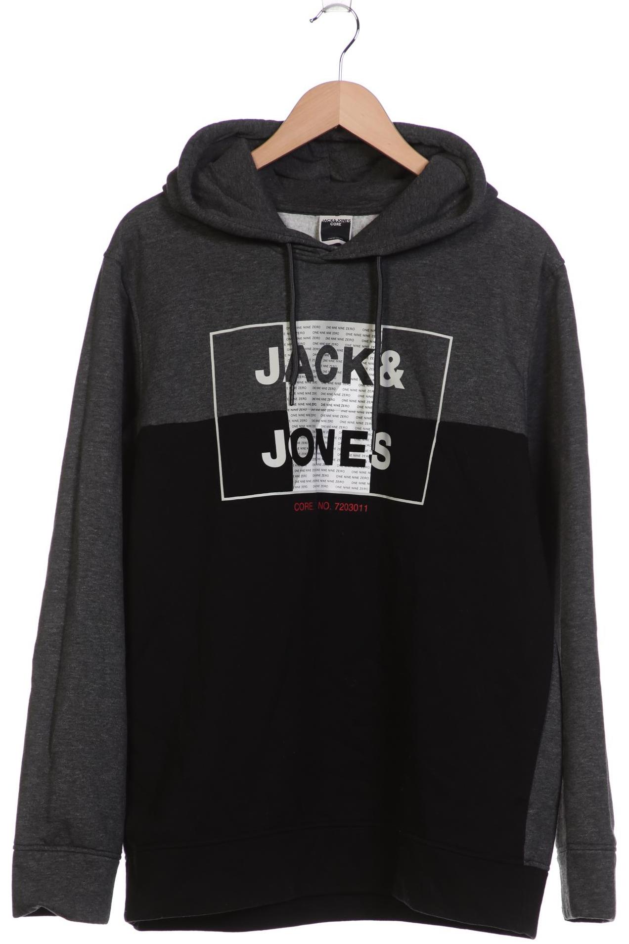 

Jack & Jones Herren Kapuzenpullover, grau, Gr. 56