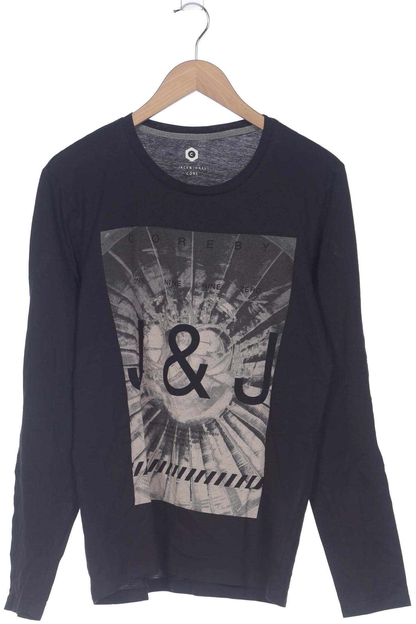 

Jack & Jones Herren Langarmshirt, schwarz, Gr. 46