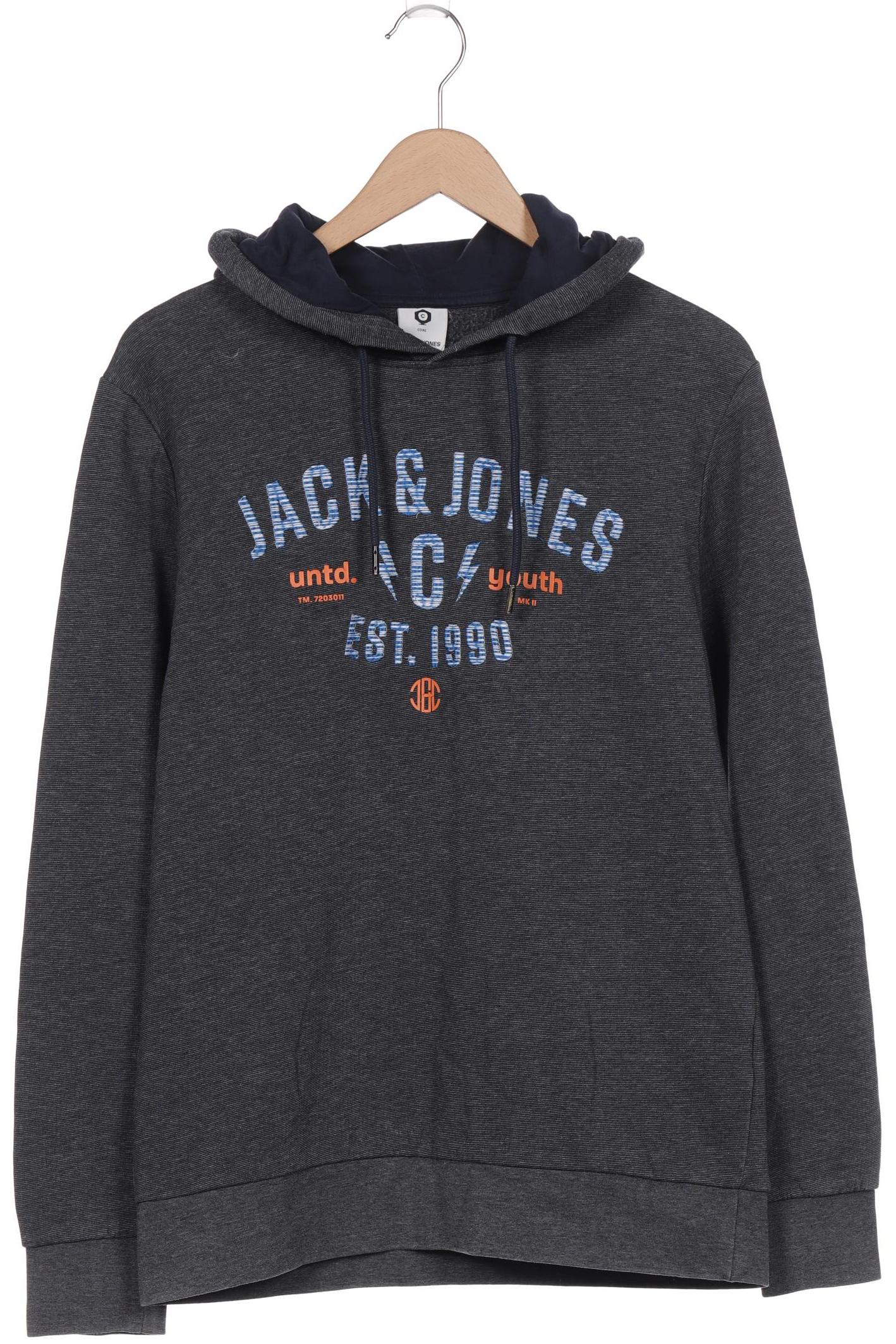

JACK & JONES Herren Kapuzenpullover, grau