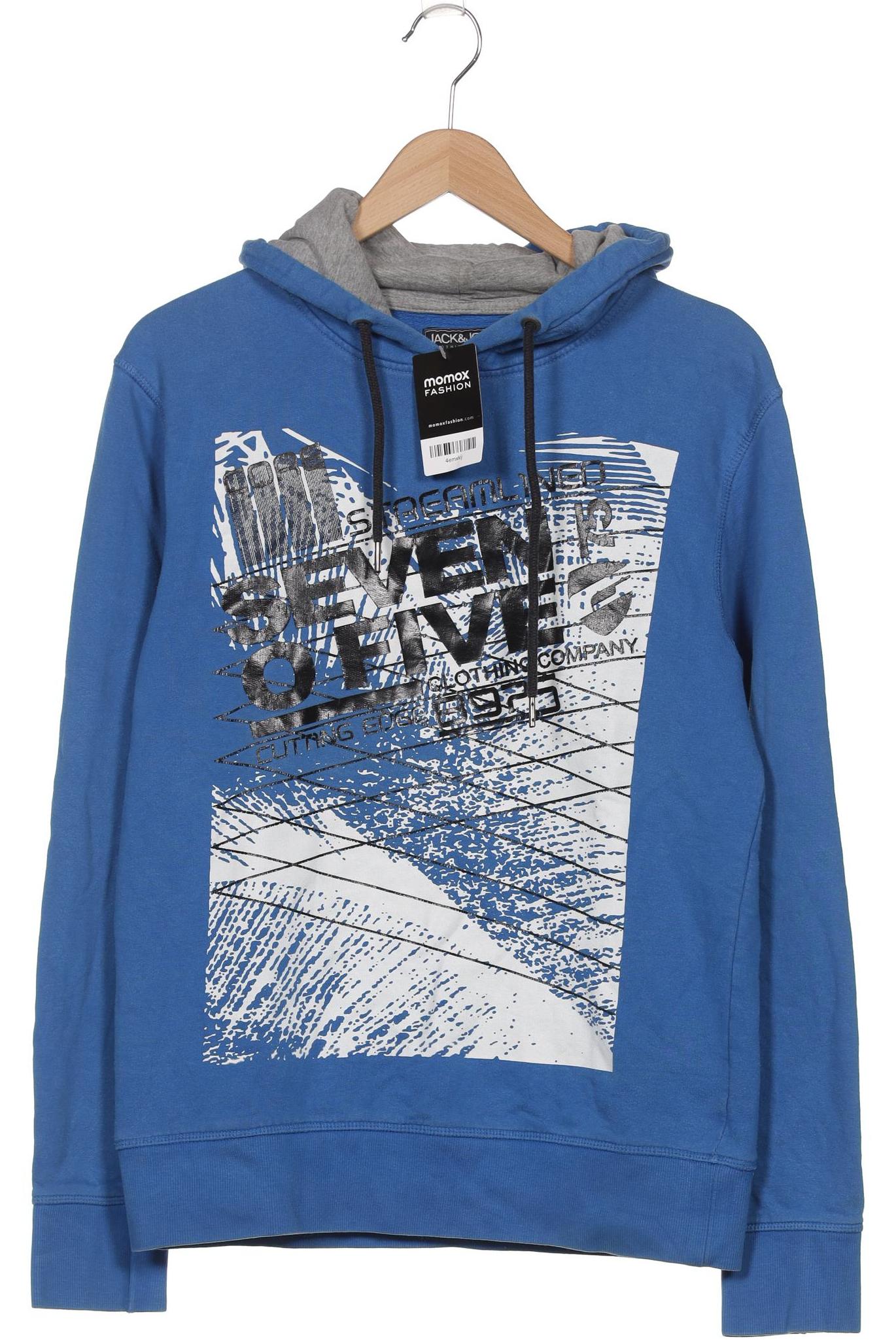 

Jack & Jones Herren Kapuzenpullover, blau, Gr. 52