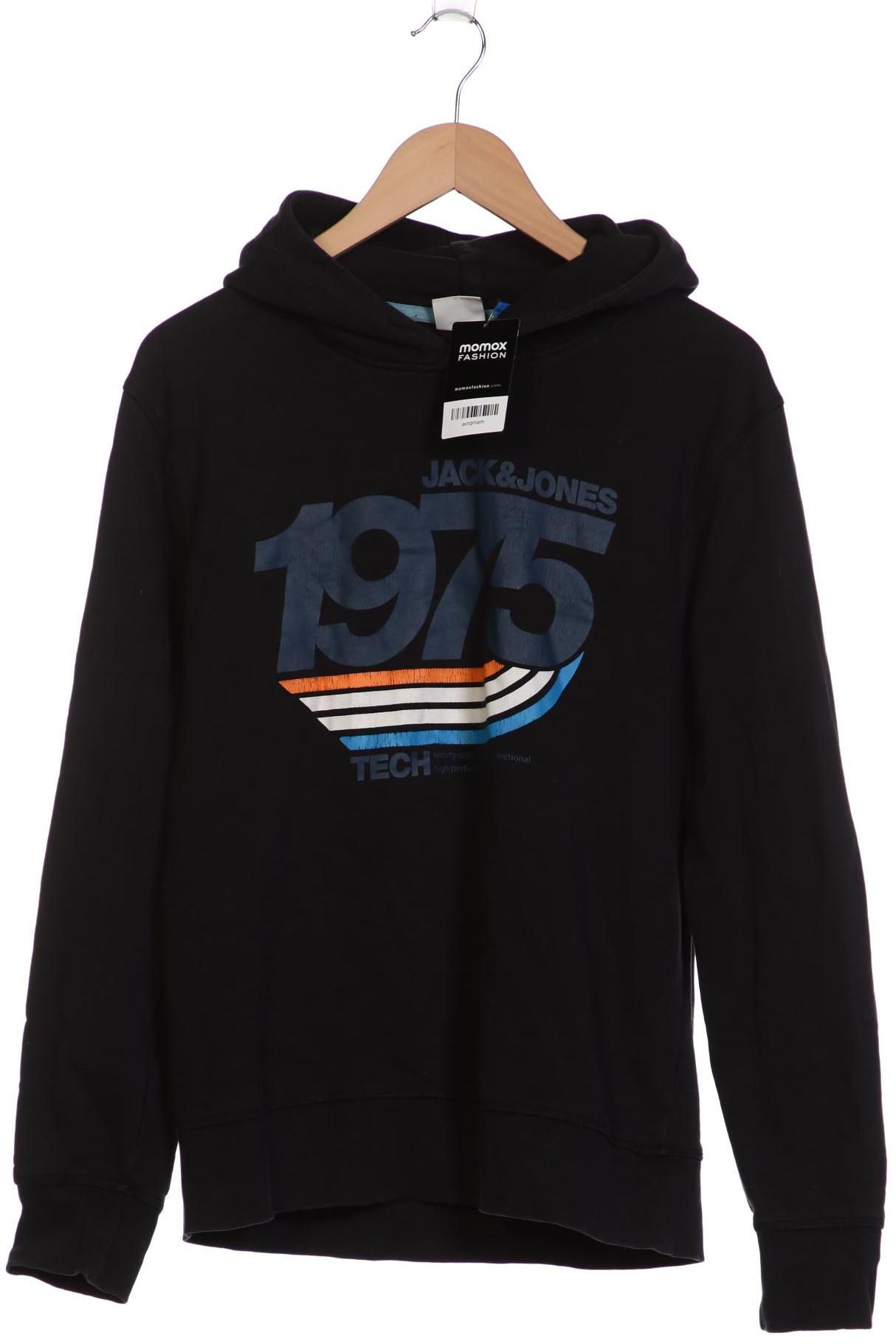 

Jack & Jones Herren Kapuzenpullover, schwarz, Gr. 48
