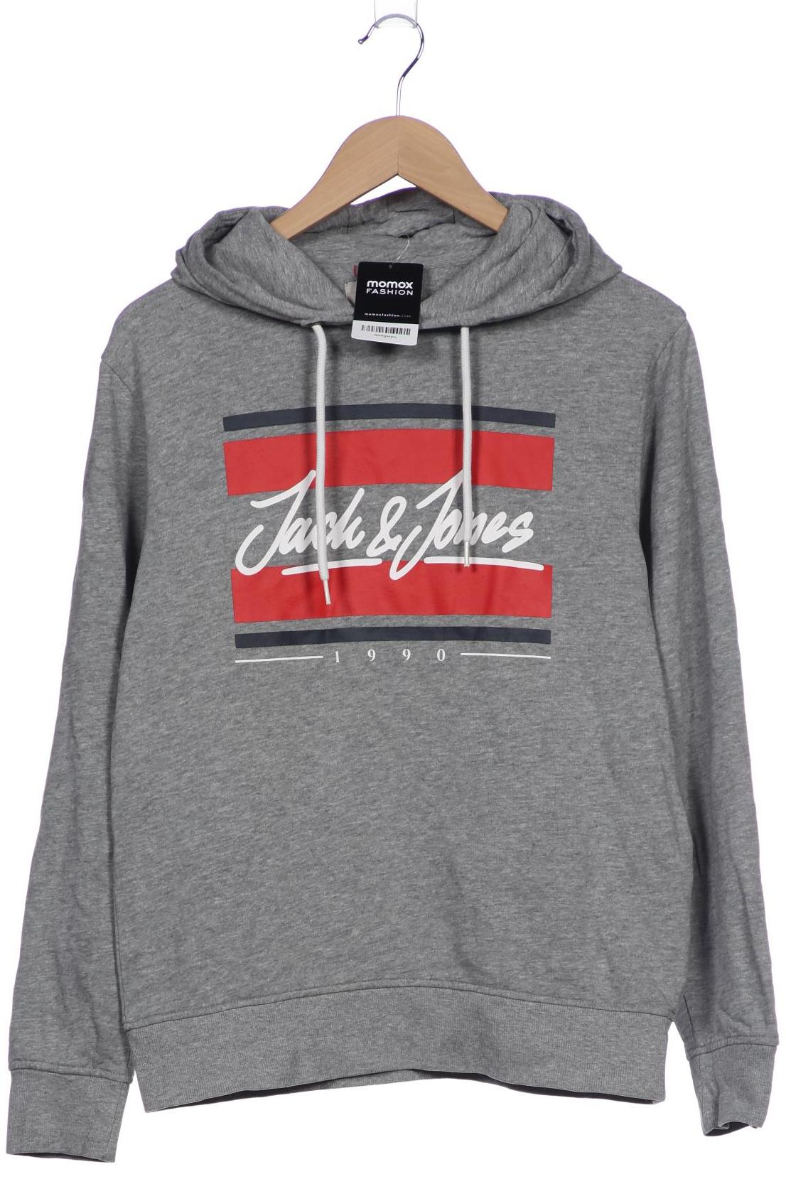 

Jack & Jones Herren Kapuzenpullover, grau, Gr. 48