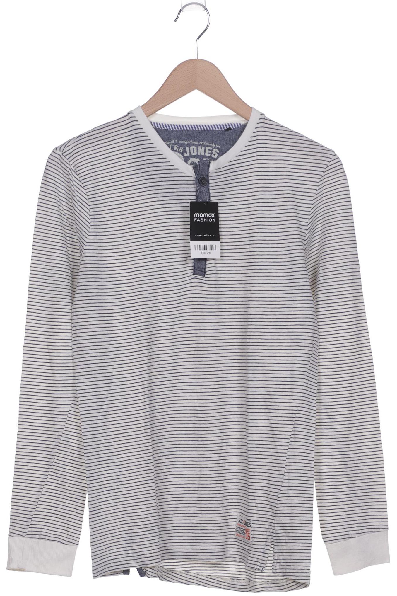 

Jack & Jones Herren Langarmshirt, weiß, Gr. 46
