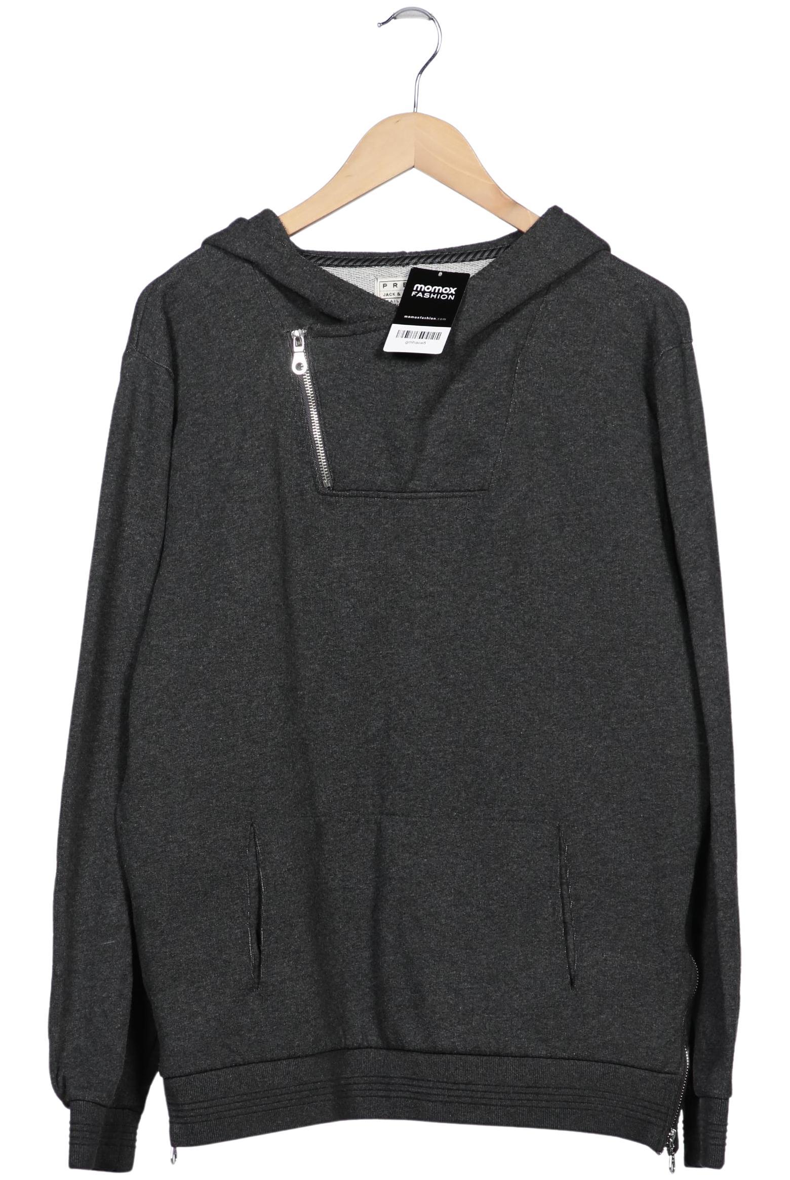 

Jack & Jones Herren Kapuzenpullover, grau, Gr. 54