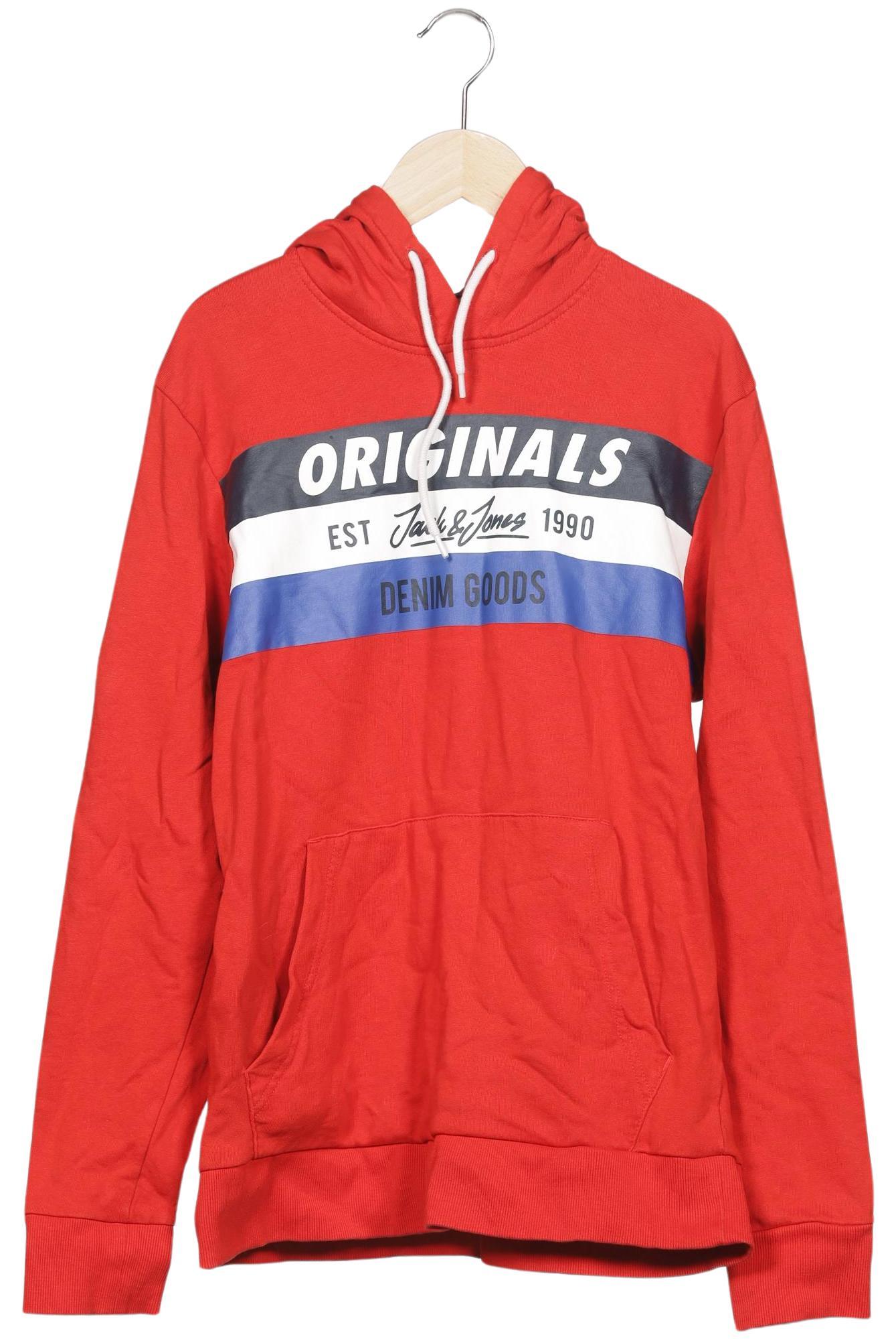 Thumbnail - Jack &amp; Jones Herren Kapuzenpullover, rot, Gr. 48