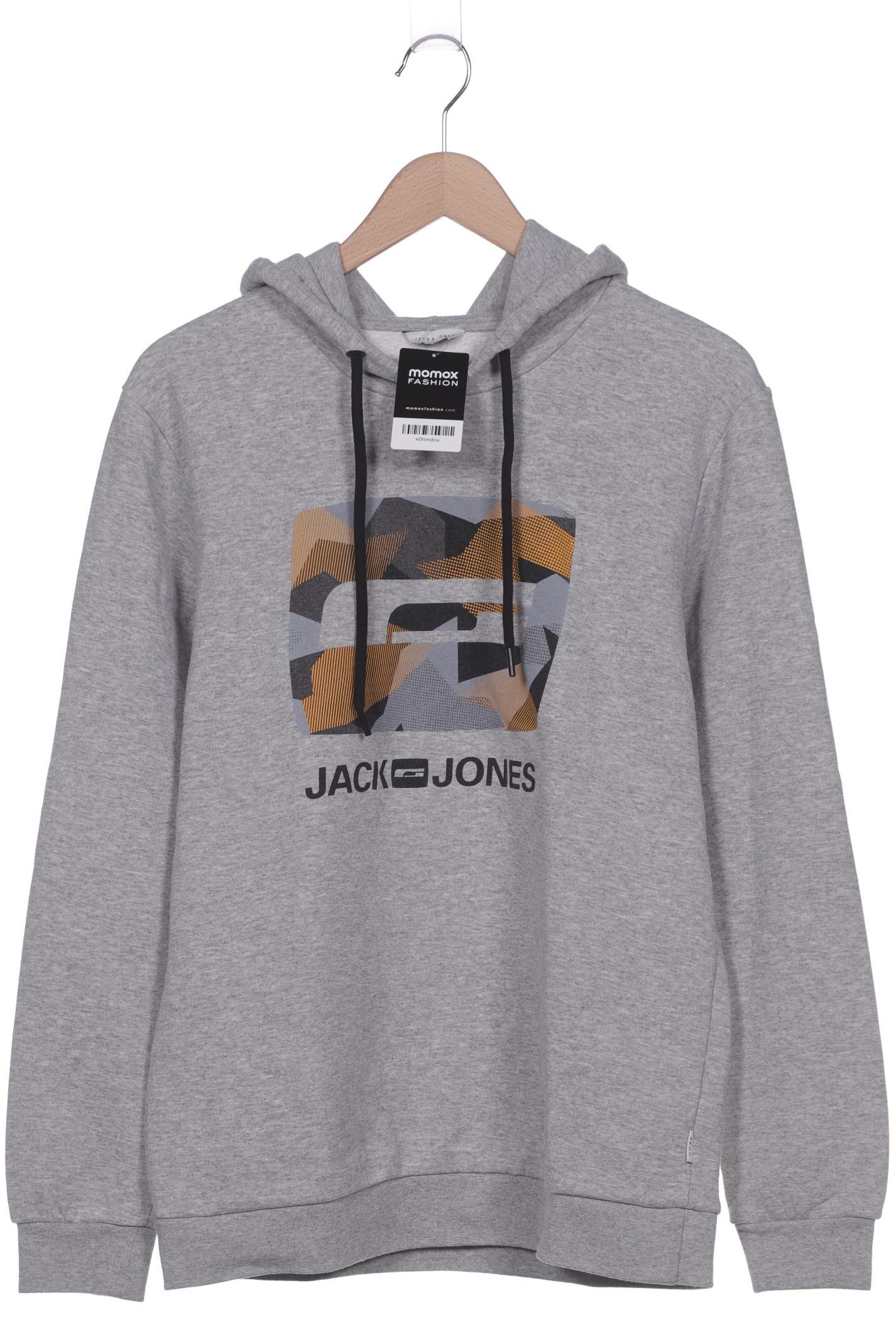 

Jack & Jones Herren Kapuzenpullover, grau, Gr. 52