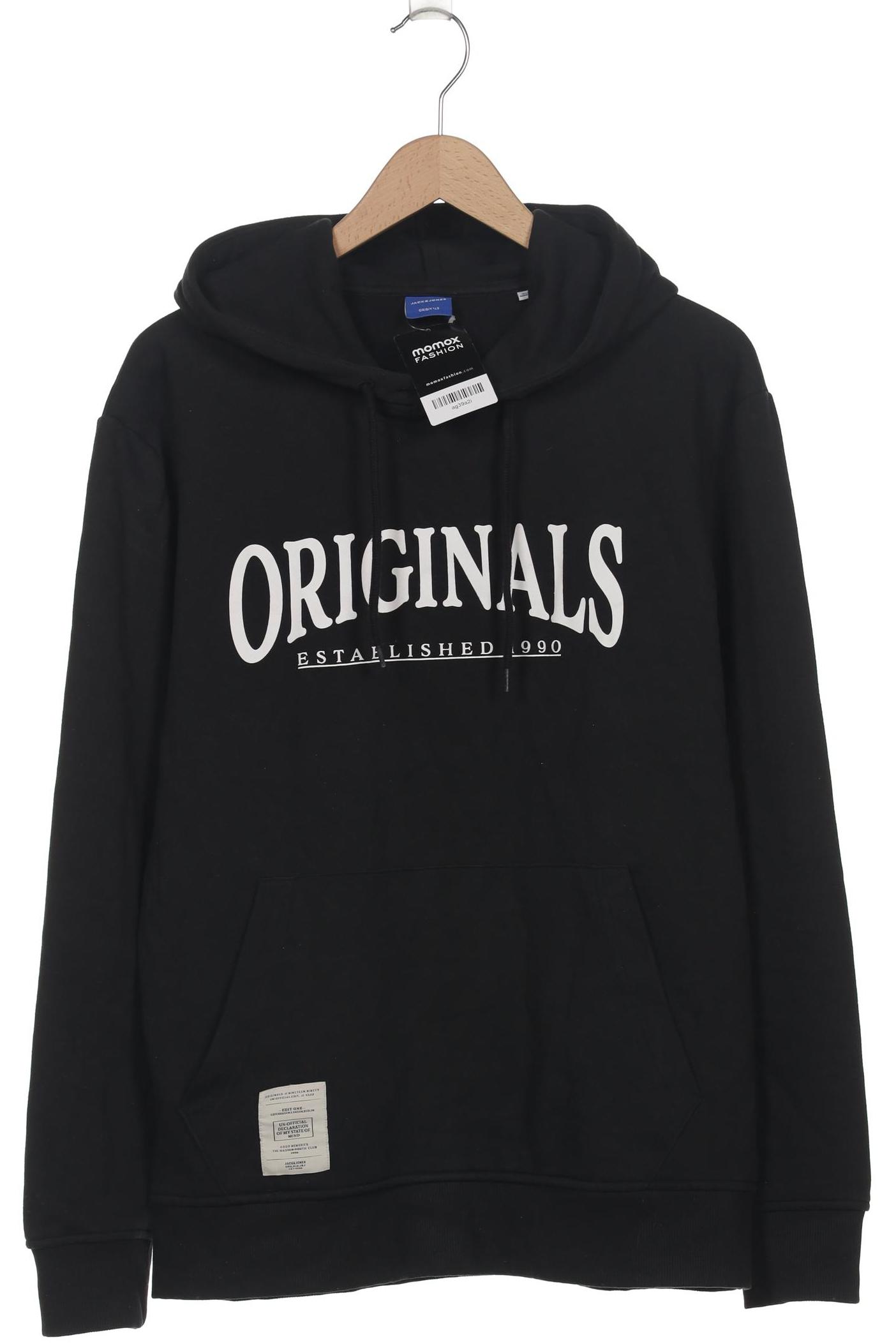 

Jack & Jones Herren Kapuzenpullover, schwarz, Gr. 54
