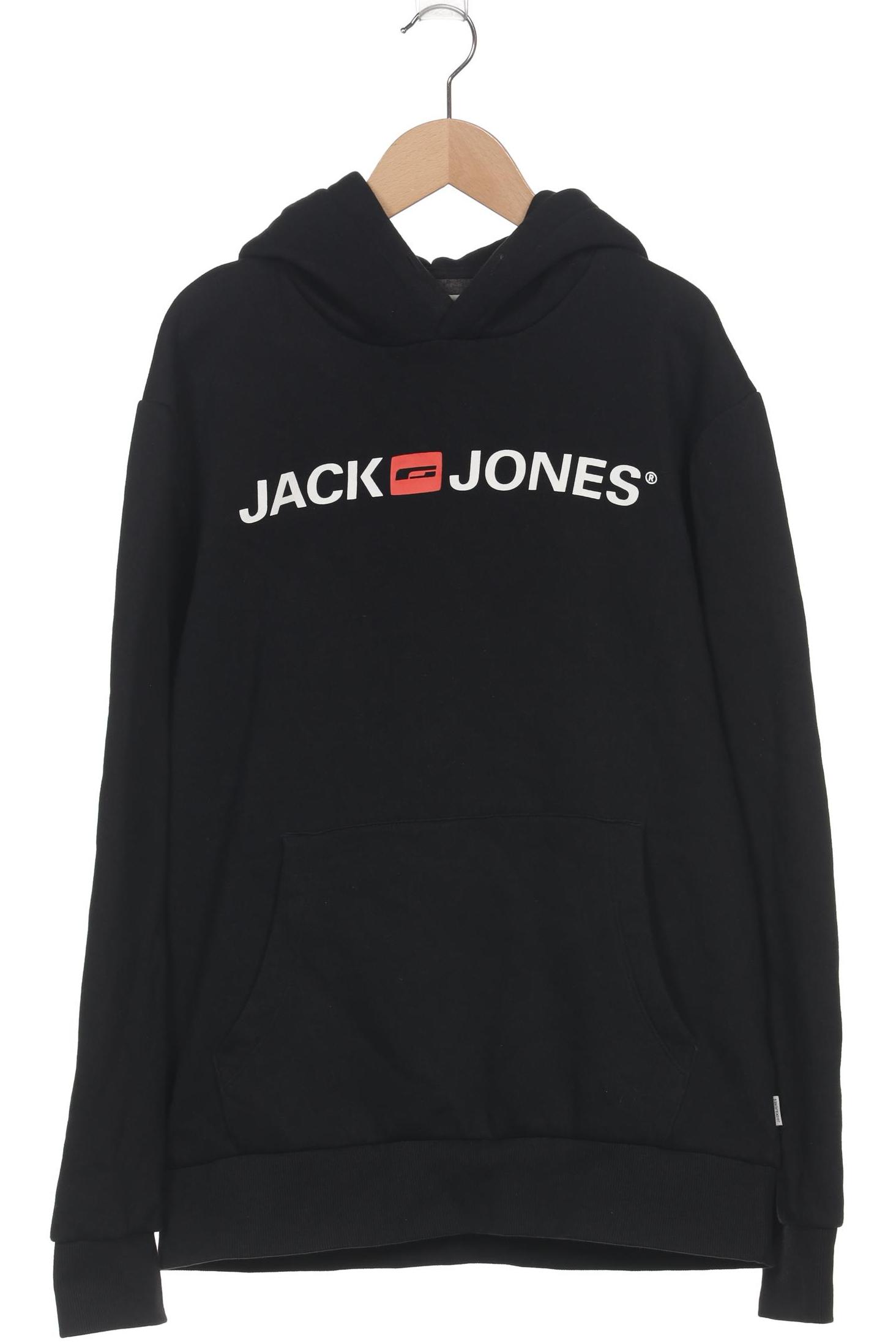 

Jack & Jones Herren Kapuzenpullover, schwarz, Gr. 48