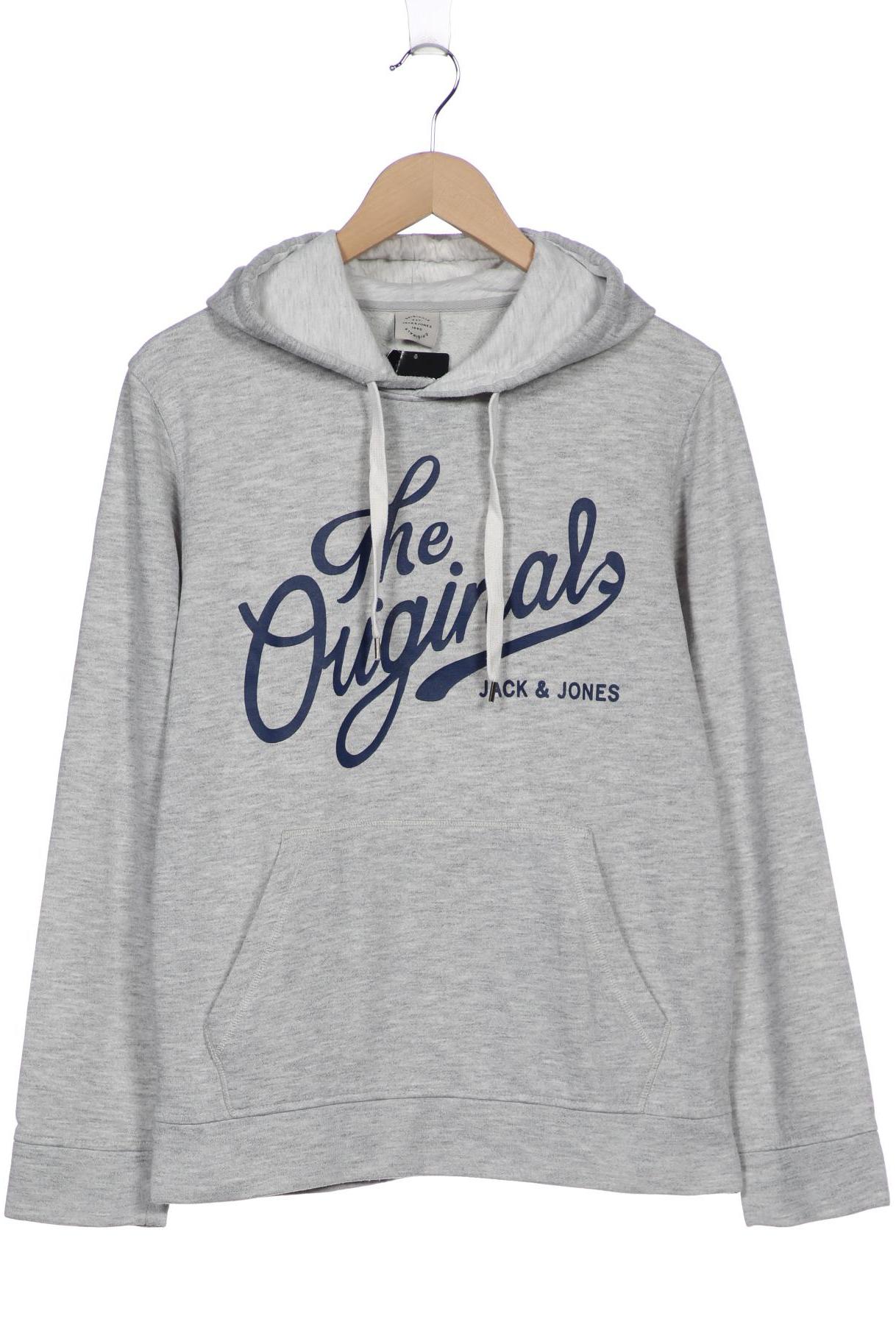 

Jack & Jones Herren Kapuzenpullover, grau, Gr. 48