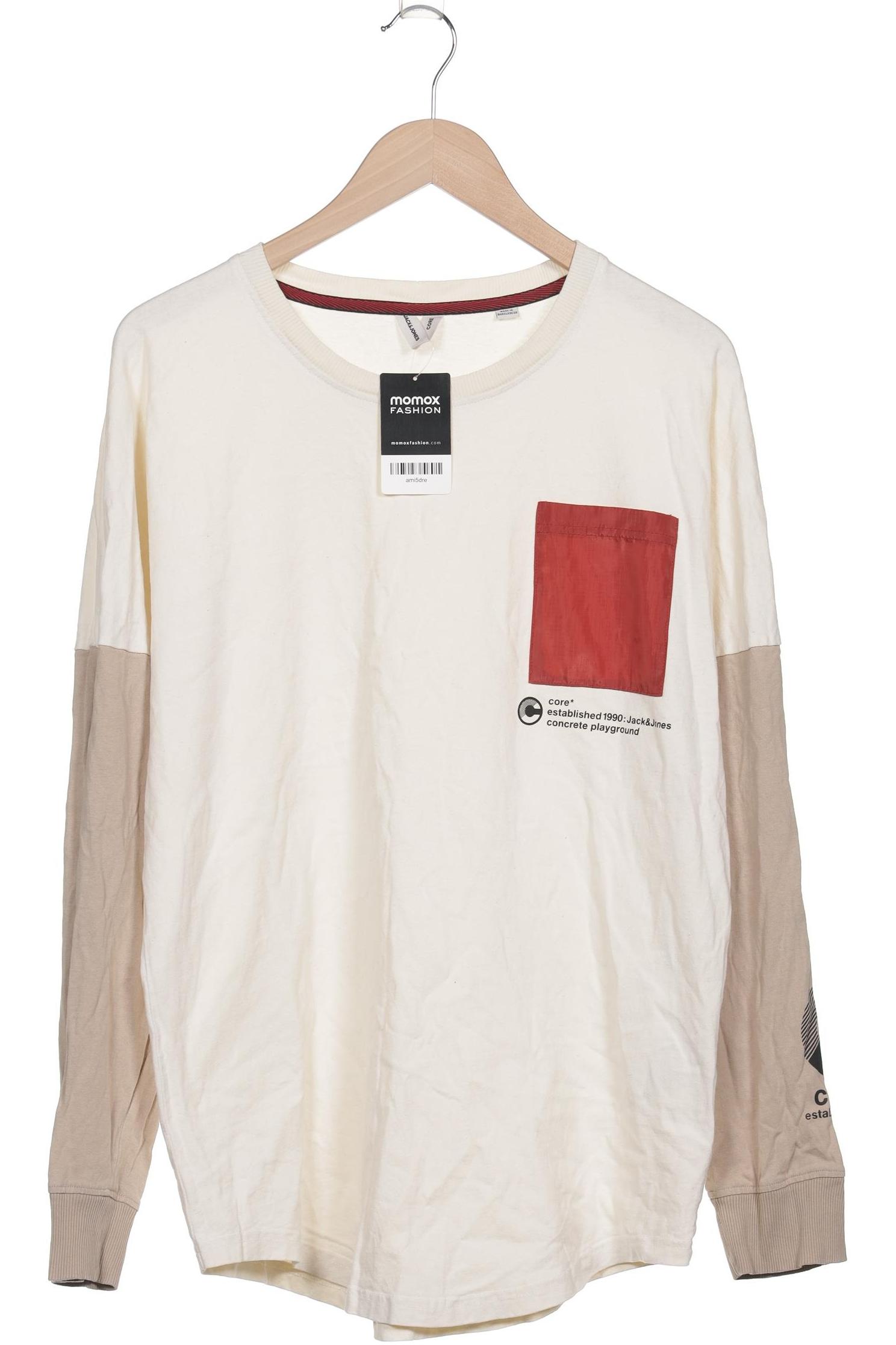 

Jack & Jones Herren Langarmshirt, cremeweiß, Gr. 52