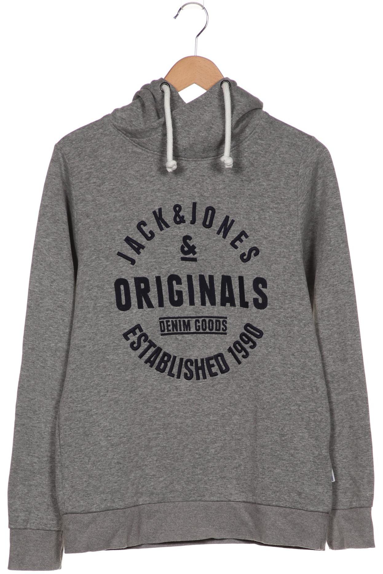 

Jack & Jones Herren Kapuzenpullover, grau, Gr. 48