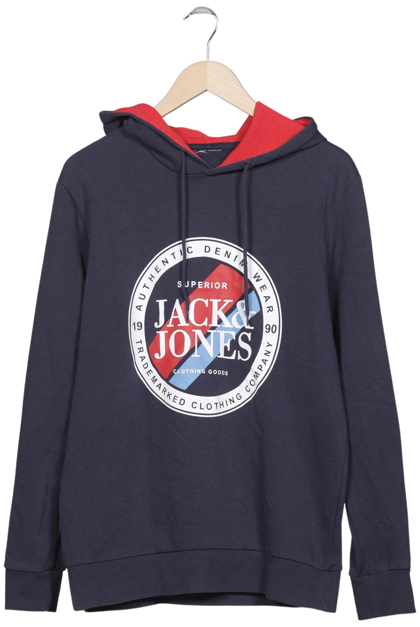 

Jack & Jones Herren Kapuzenpullover, marineblau, Gr. 52