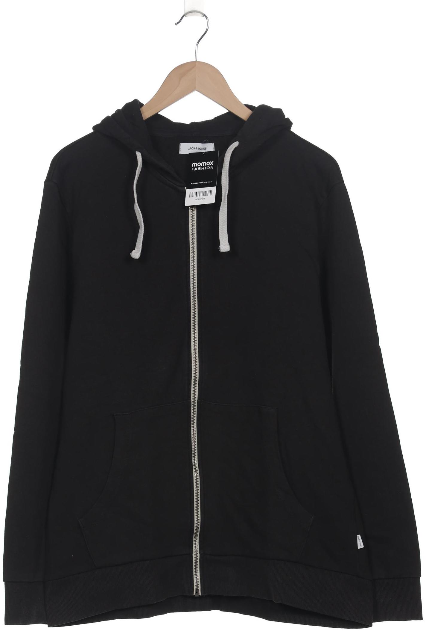 

Jack & Jones Herren Kapuzenpullover, schwarz, Gr. 52