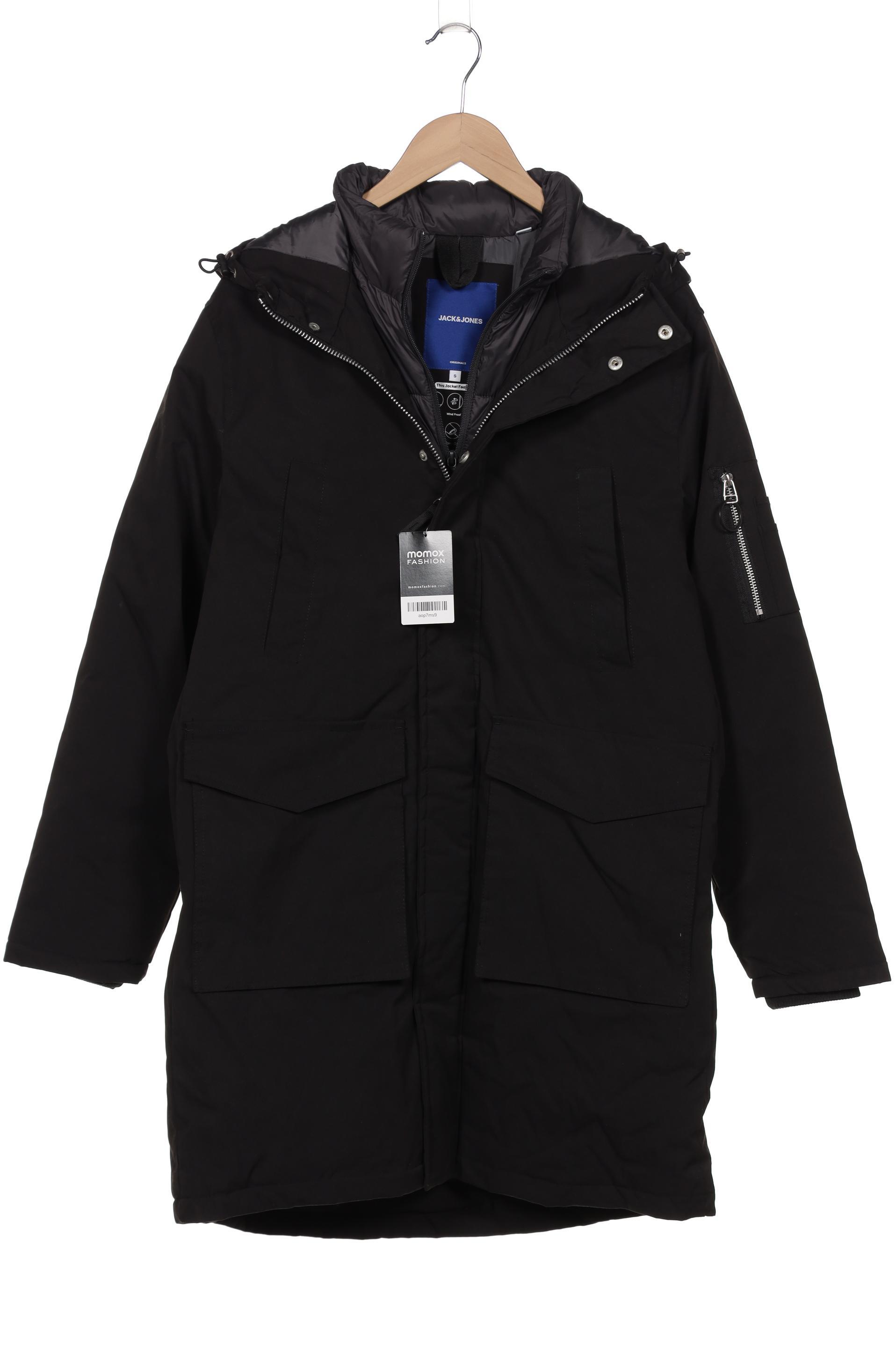 

Jack & Jones Herren Mantel, schwarz, Gr. 46