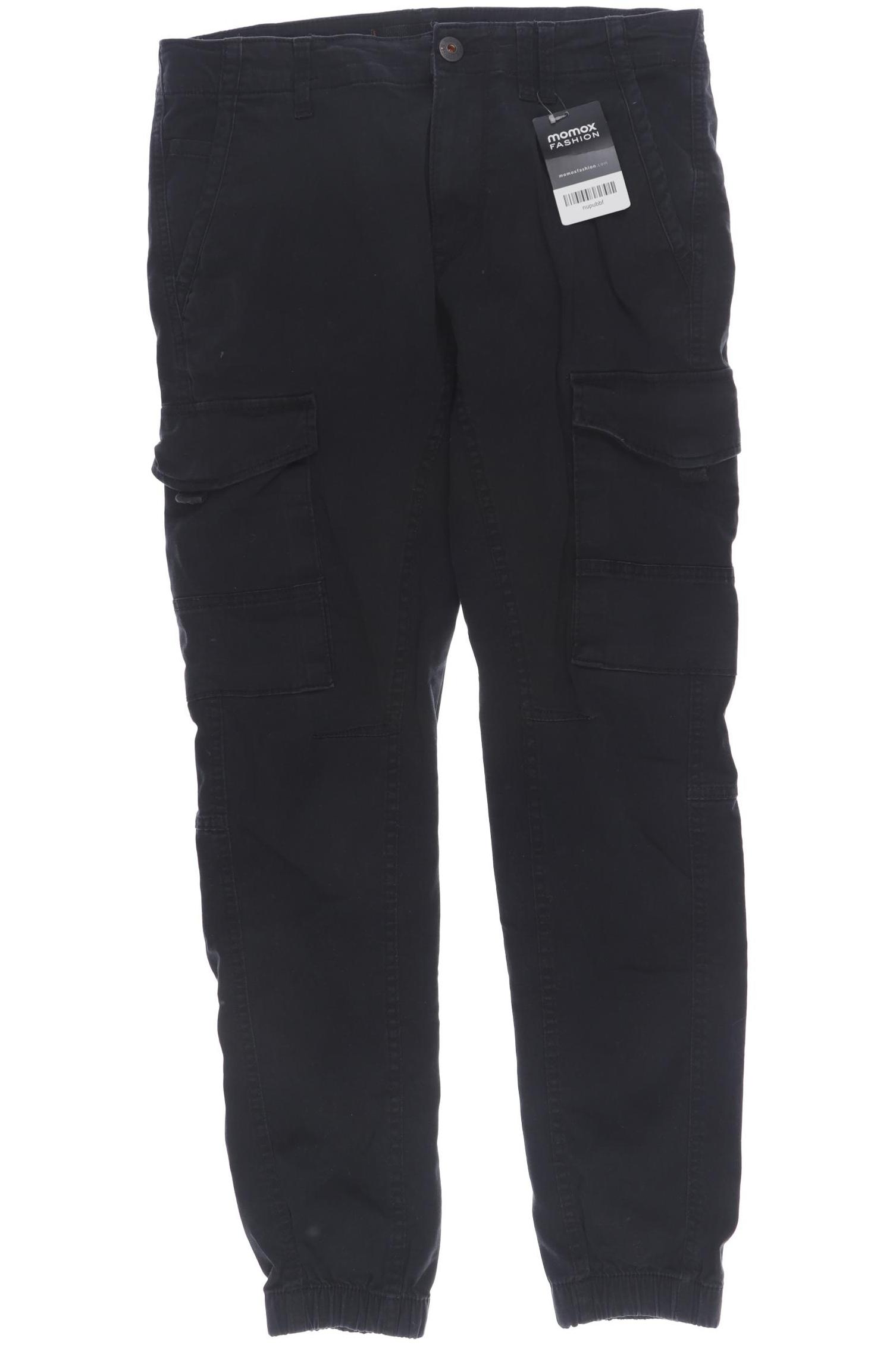 

Jack & Jones Herren Stoffhose, schwarz, Gr. 46