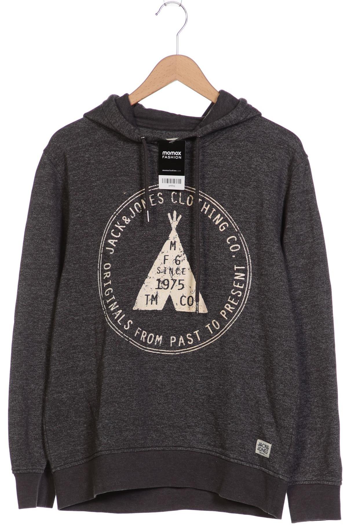 

JACK & JONES Herren Kapuzenpullover, grau