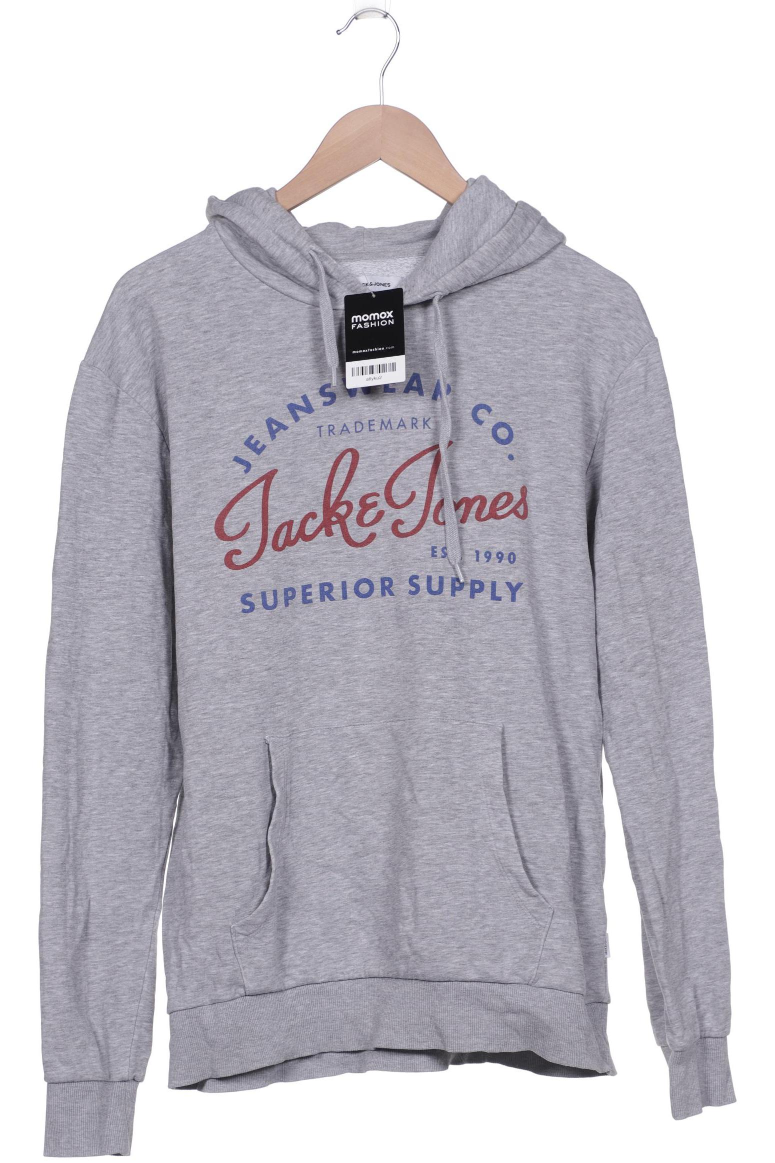 

JACK & JONES Herren Kapuzenpullover, grau
