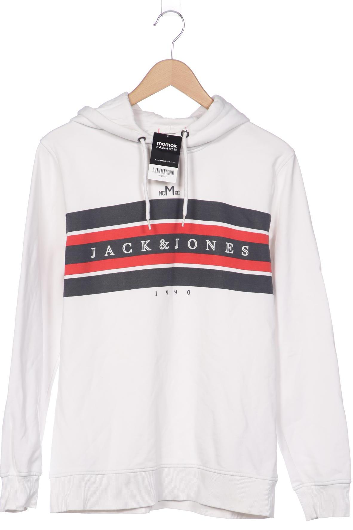 

Jack & Jones Herren Kapuzenpullover, weiß, Gr. 52