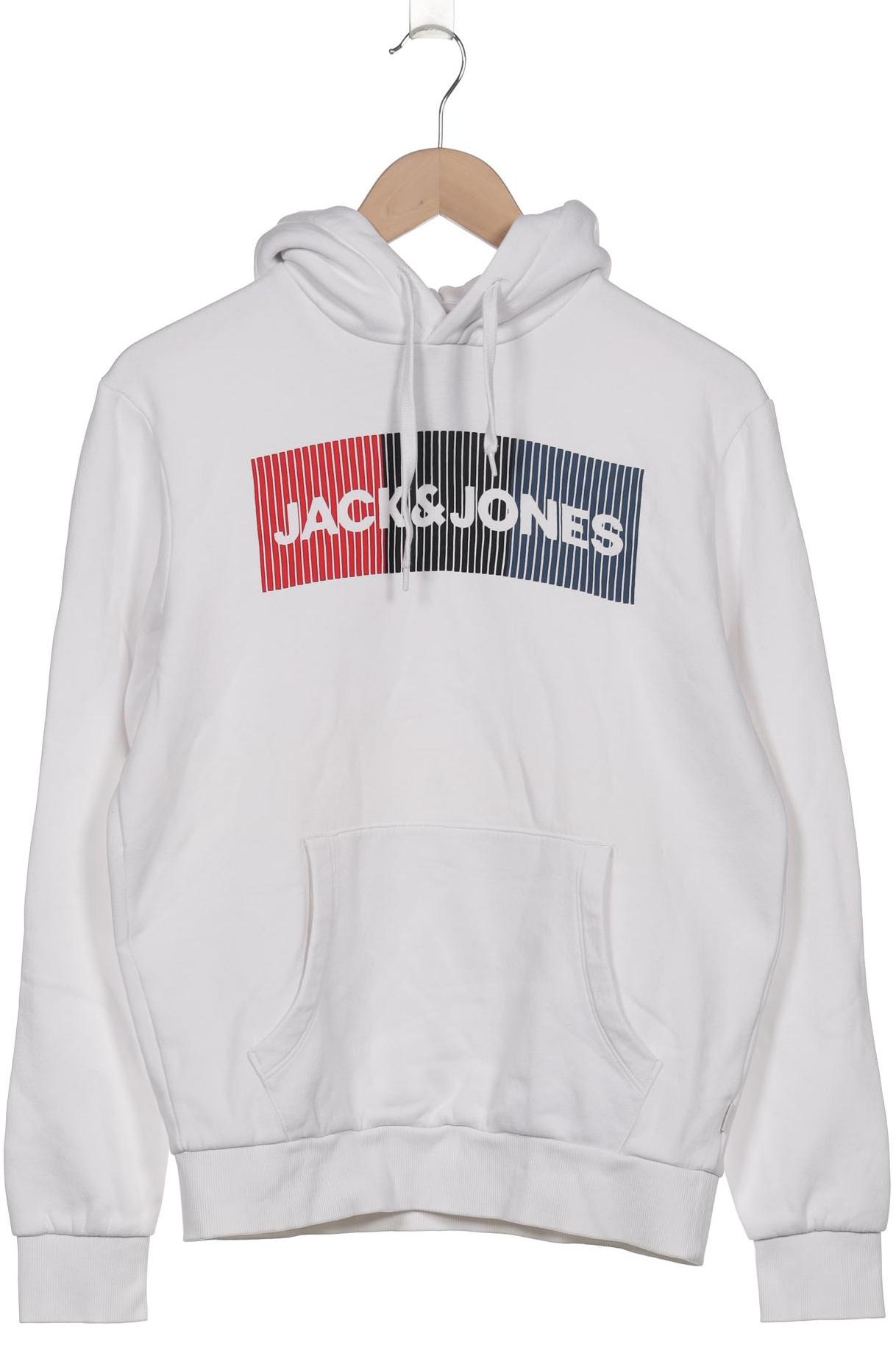 

Jack & Jones Herren Kapuzenpullover, weiß, Gr. 48