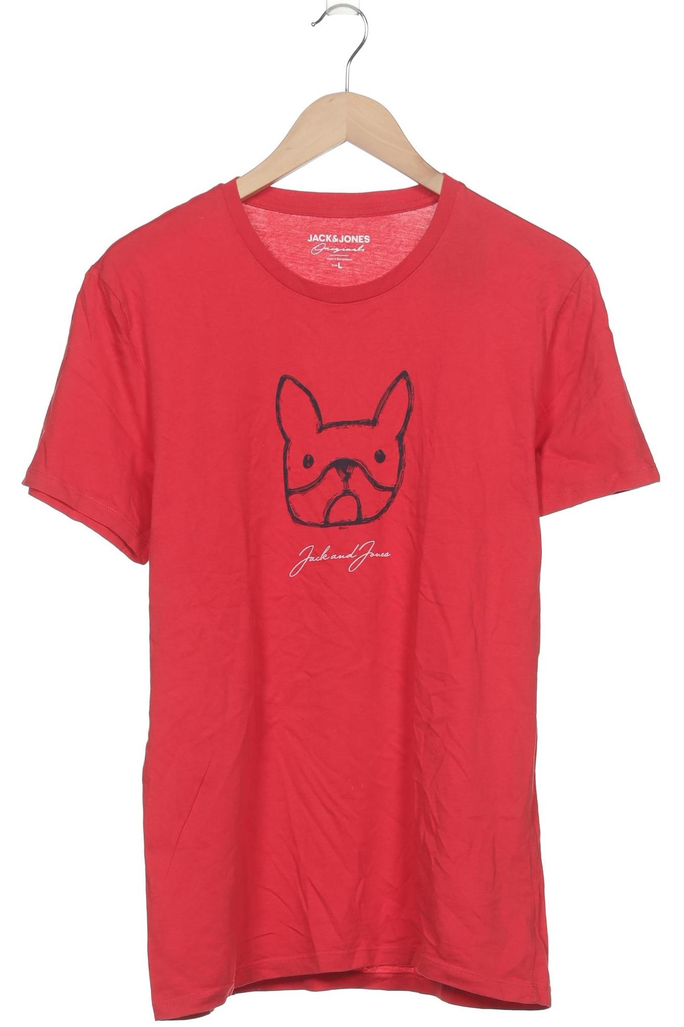 

Jack & Jones Herren T-Shirt, rot, Gr. 52