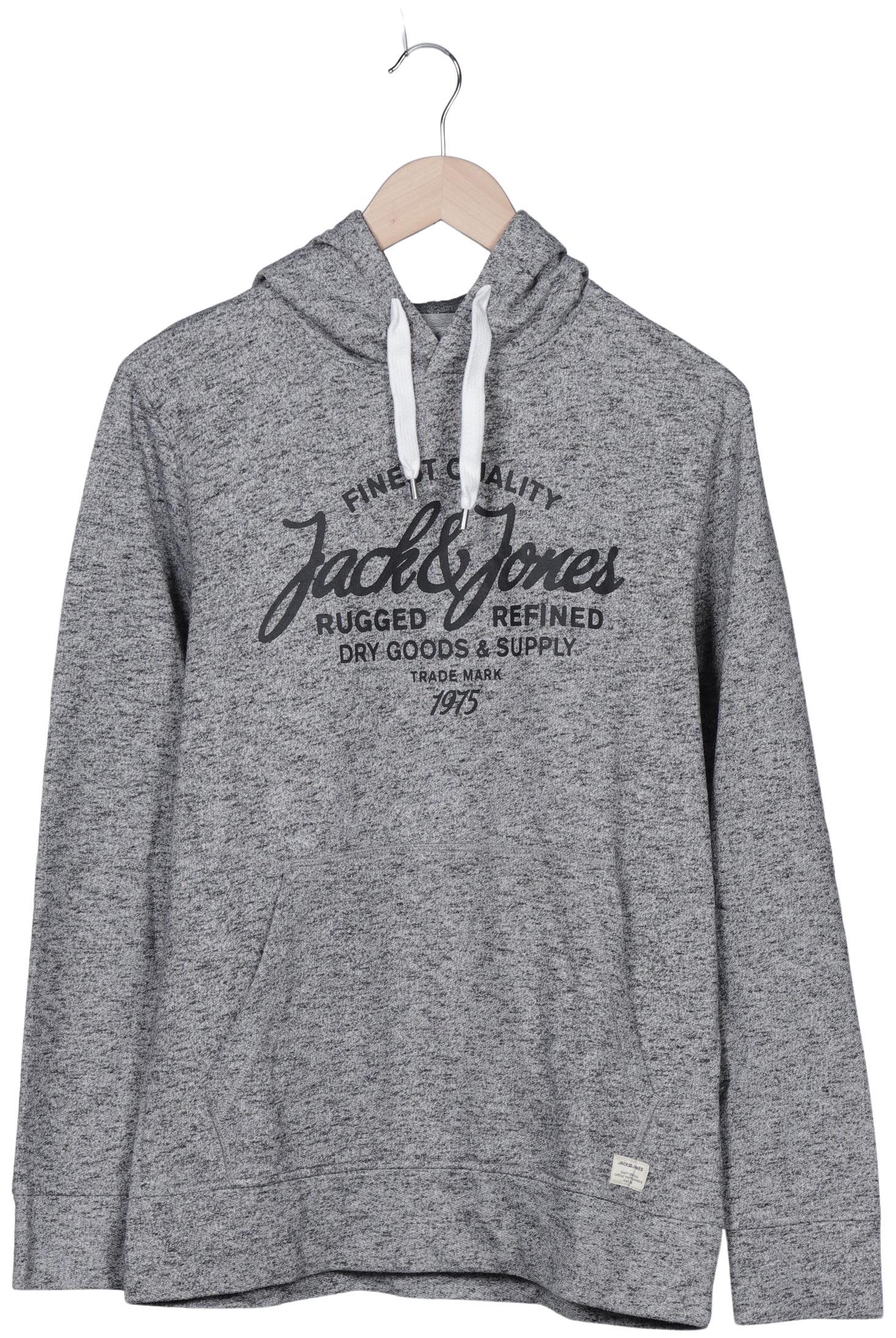 

Jack & Jones Herren Kapuzenpullover, grau, Gr. 48