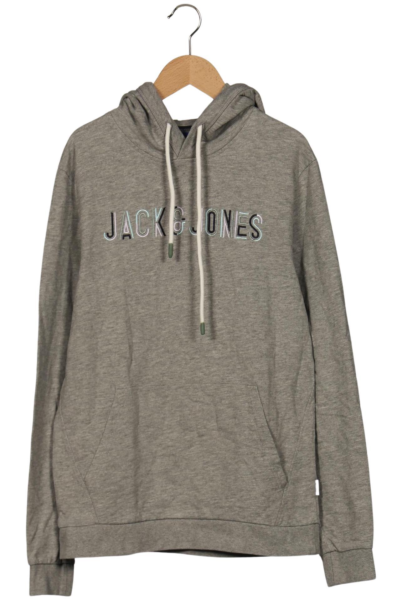 

Jack & Jones Herren Kapuzenpullover, grau, Gr. 46