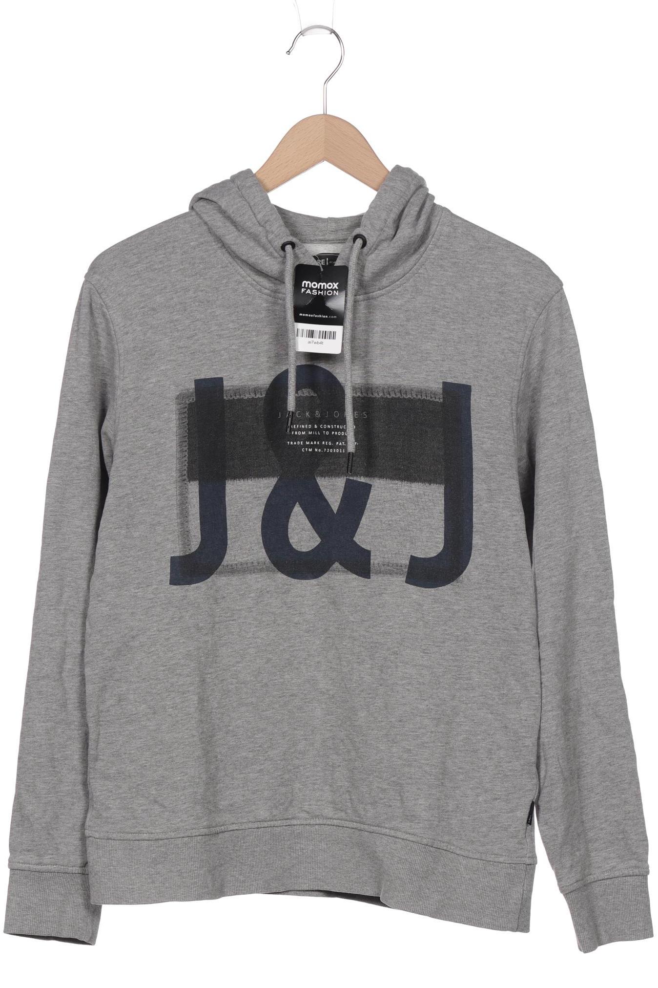 

Jack & Jones Herren Kapuzenpullover, grau, Gr. 48