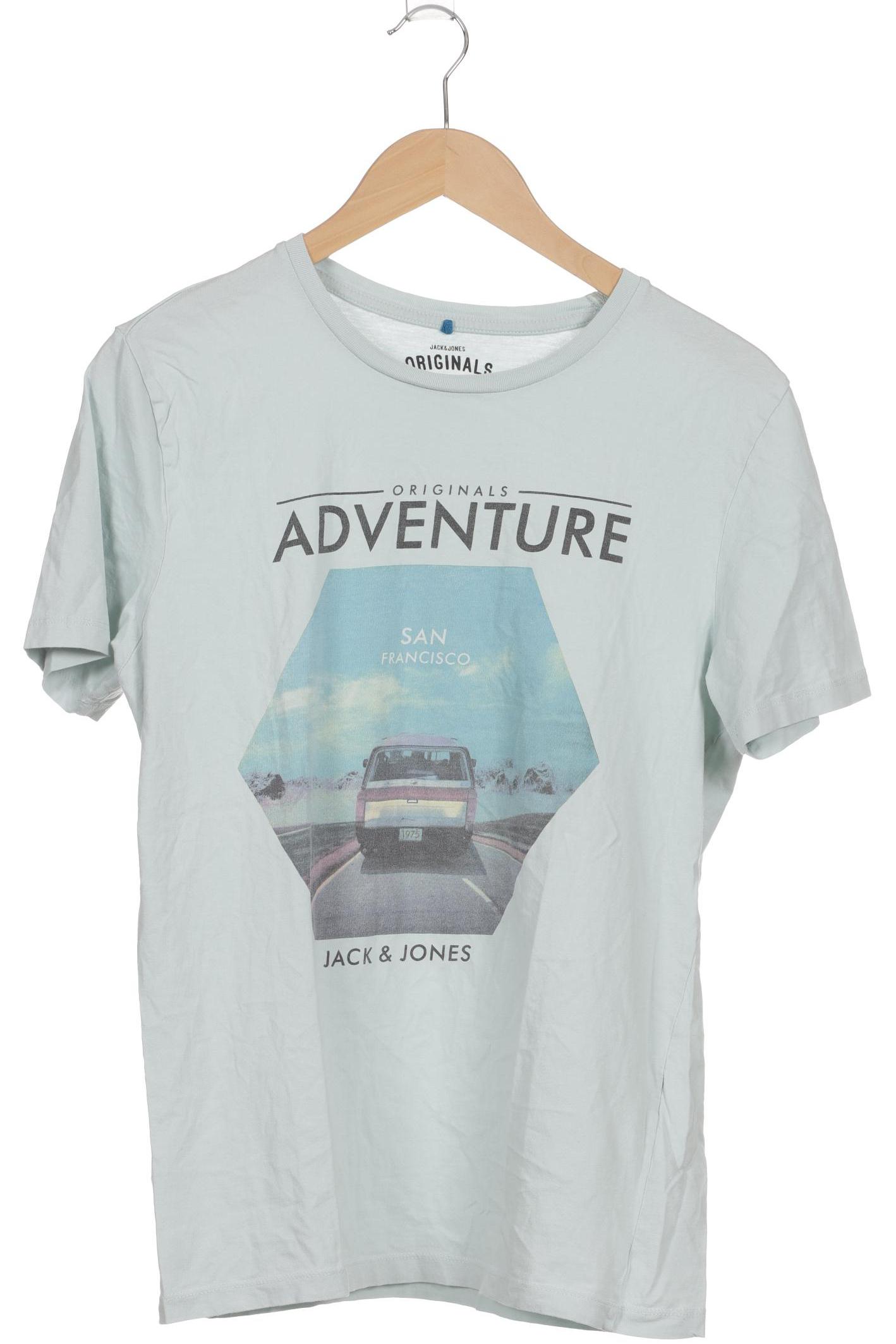 

Jack & Jones Herren T-Shirt, türkis, Gr. 52