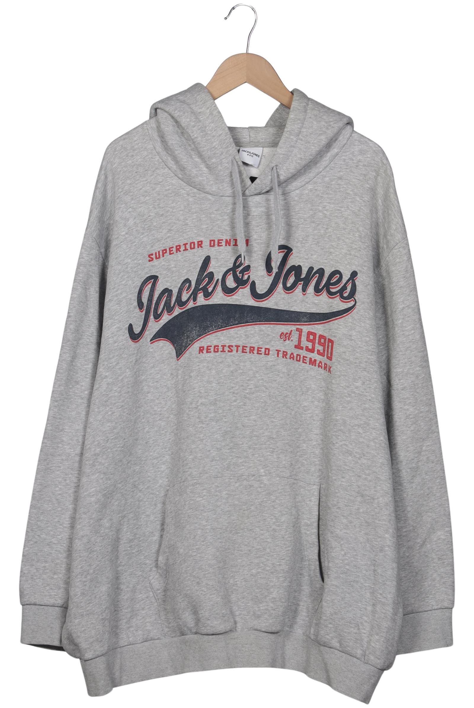 

Jack & Jones Herren Kapuzenpullover, grau, Gr. 62
