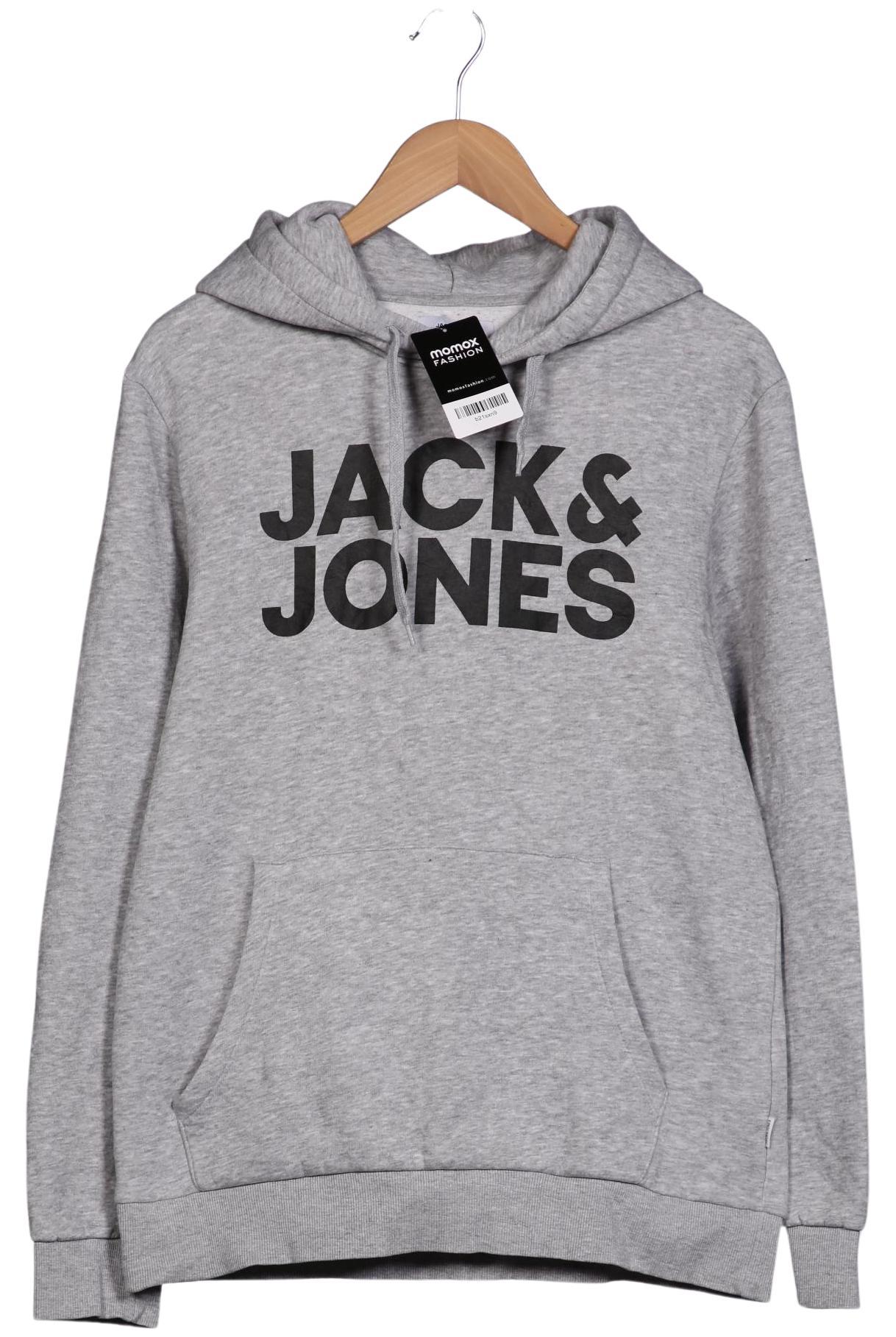 

Jack & Jones Herren Kapuzenpullover, grau, Gr. 48